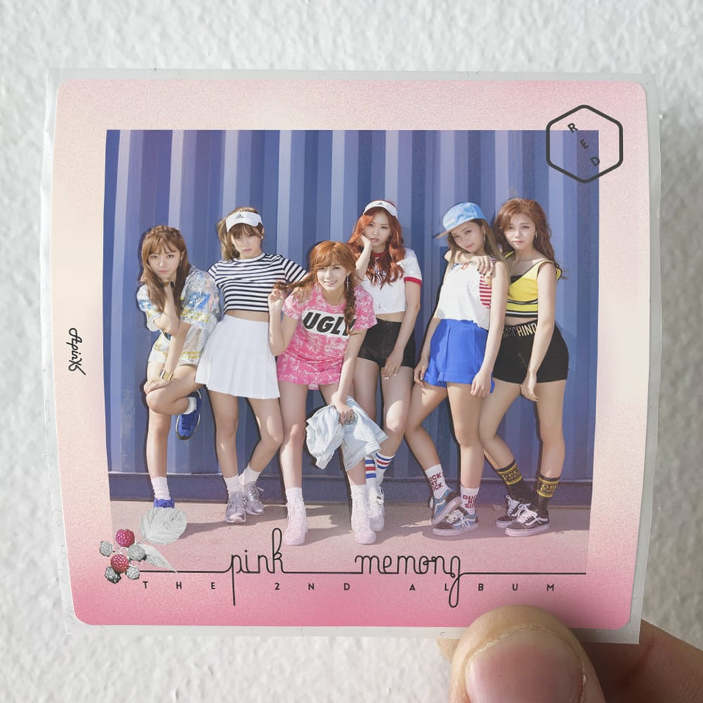 Apink 公式トレカ　集合　PINK MEMORY ① APink Pink Memory Album Cover Sticker