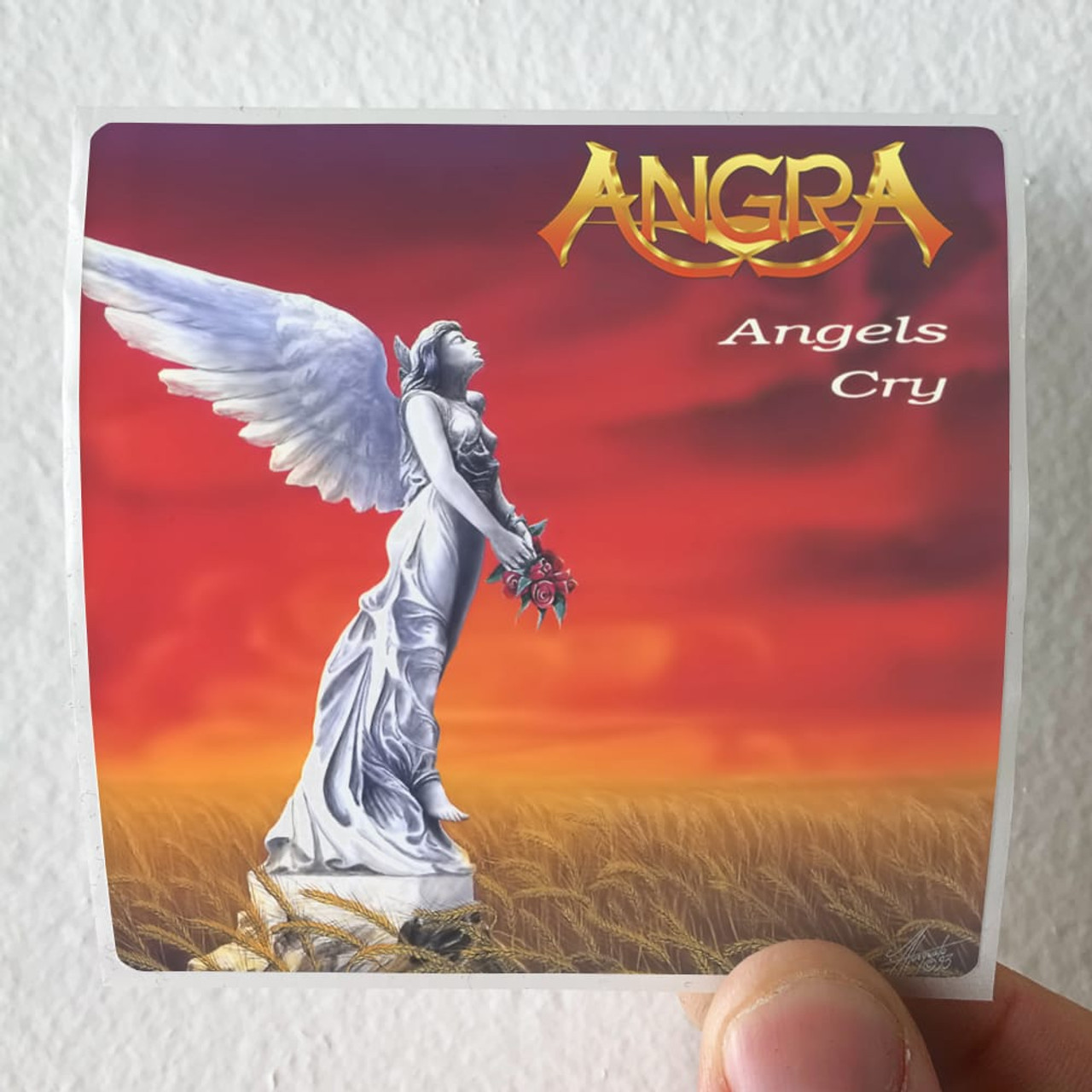 Angra Angels Cry 1 Album Cover Sticker