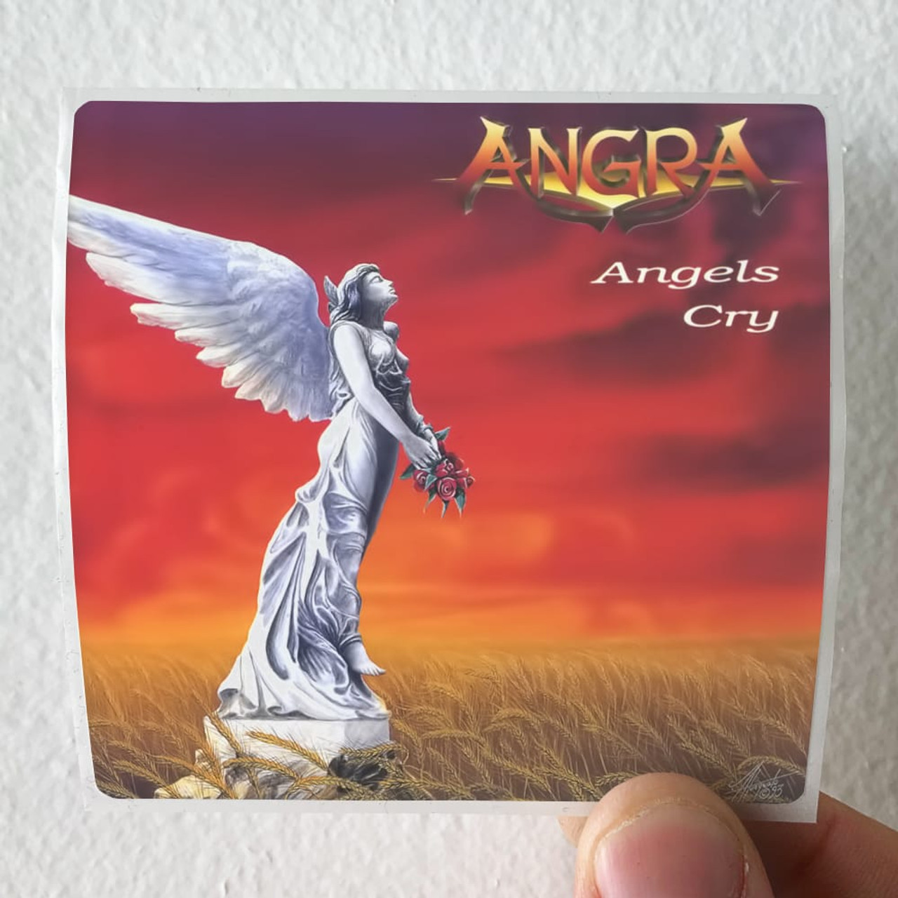 Angra Angels Cry Album Cover Sticker