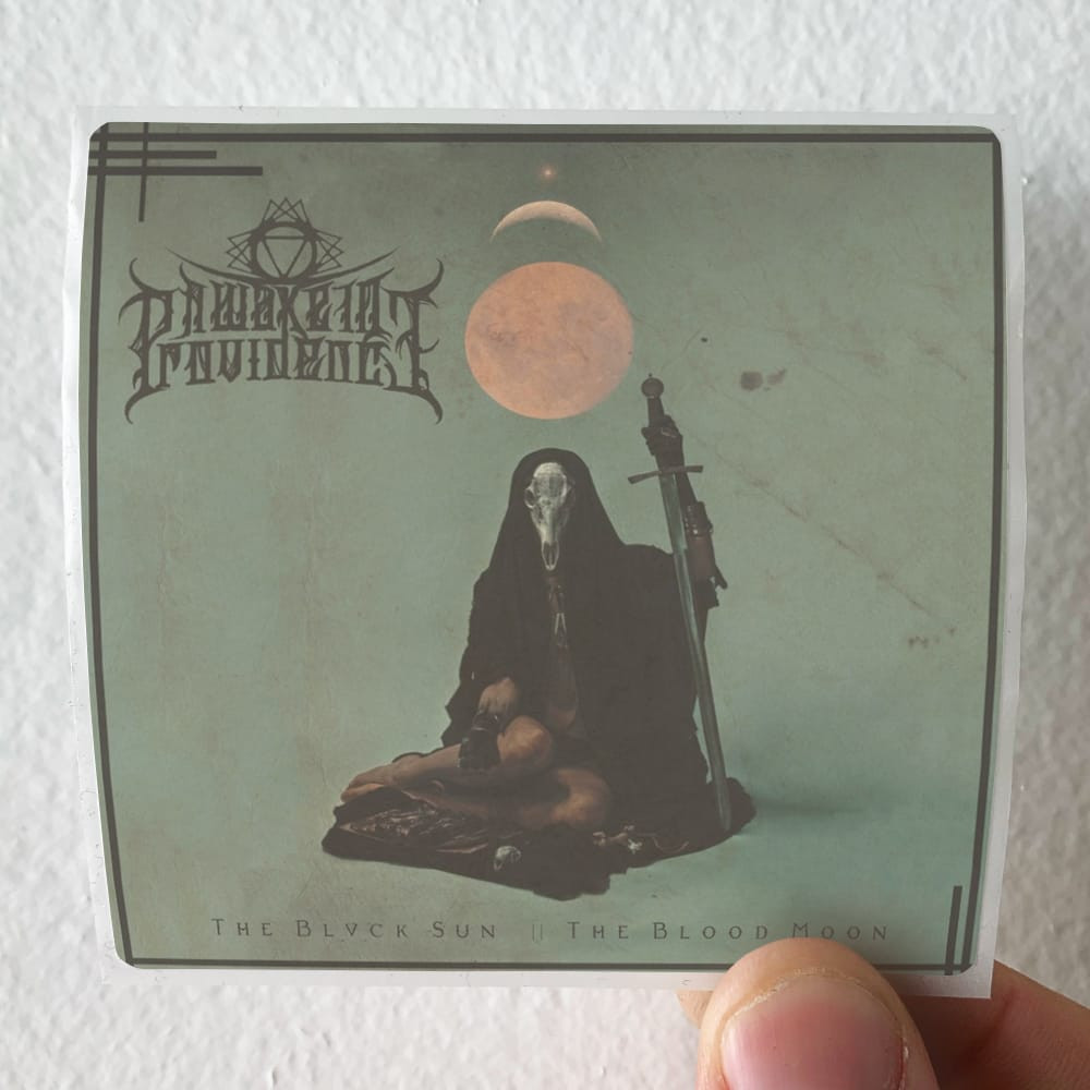 A Wake in Providence The Blvck Sun The Blood Moon Album Cover Sticker