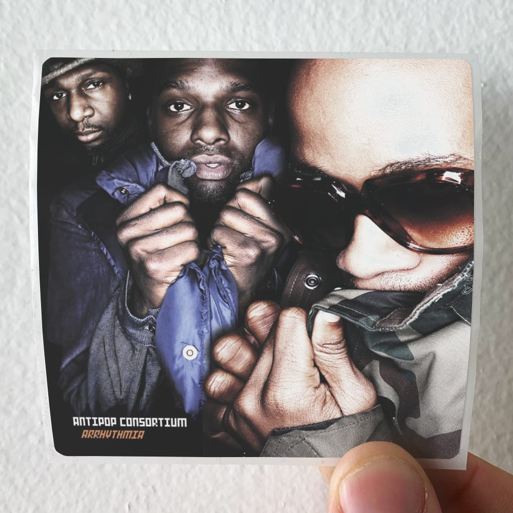 Antipop Consortium Arrhythmia Album Cover Sticker