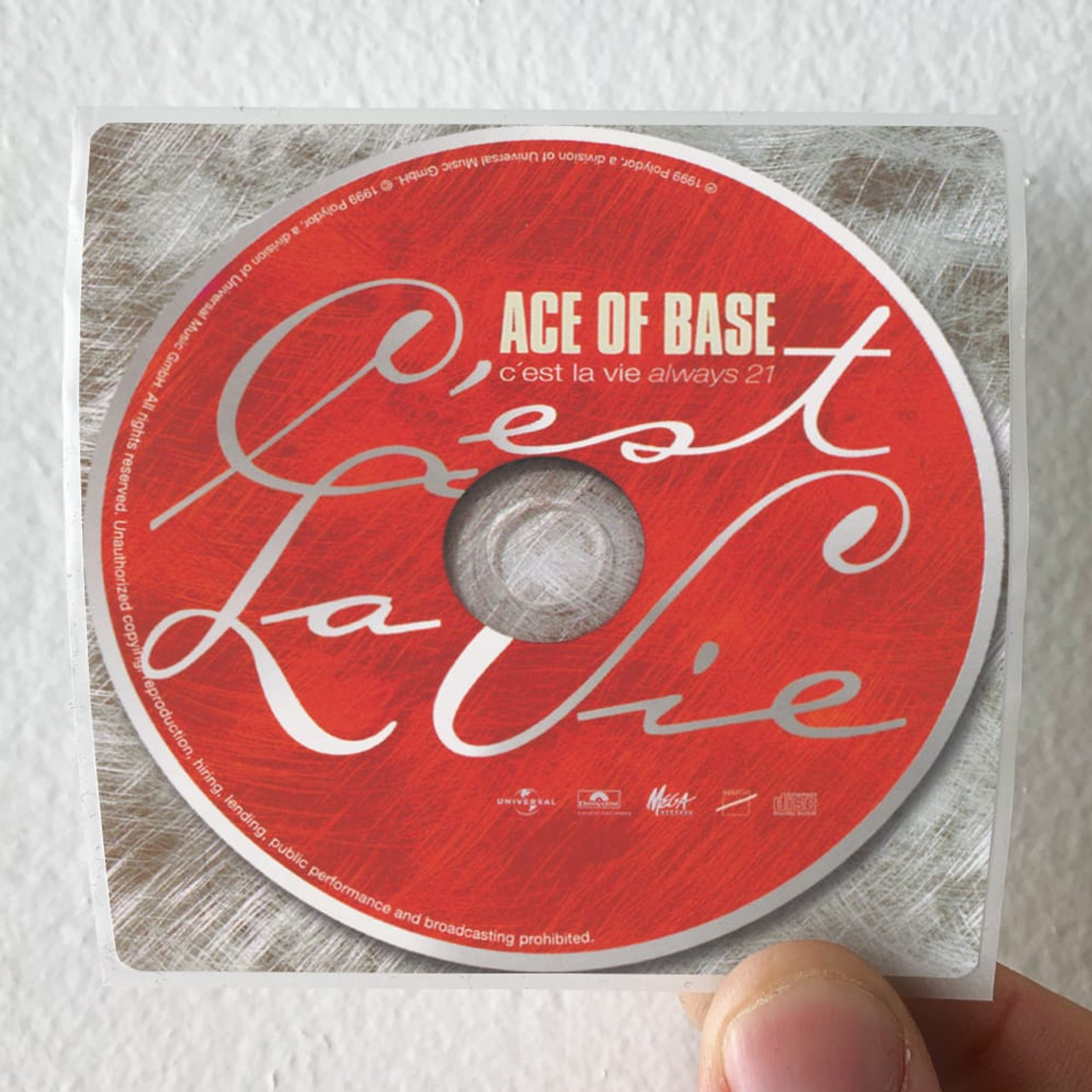 Ace of Base Cest La Vie Always 21 Album Cover Sticker