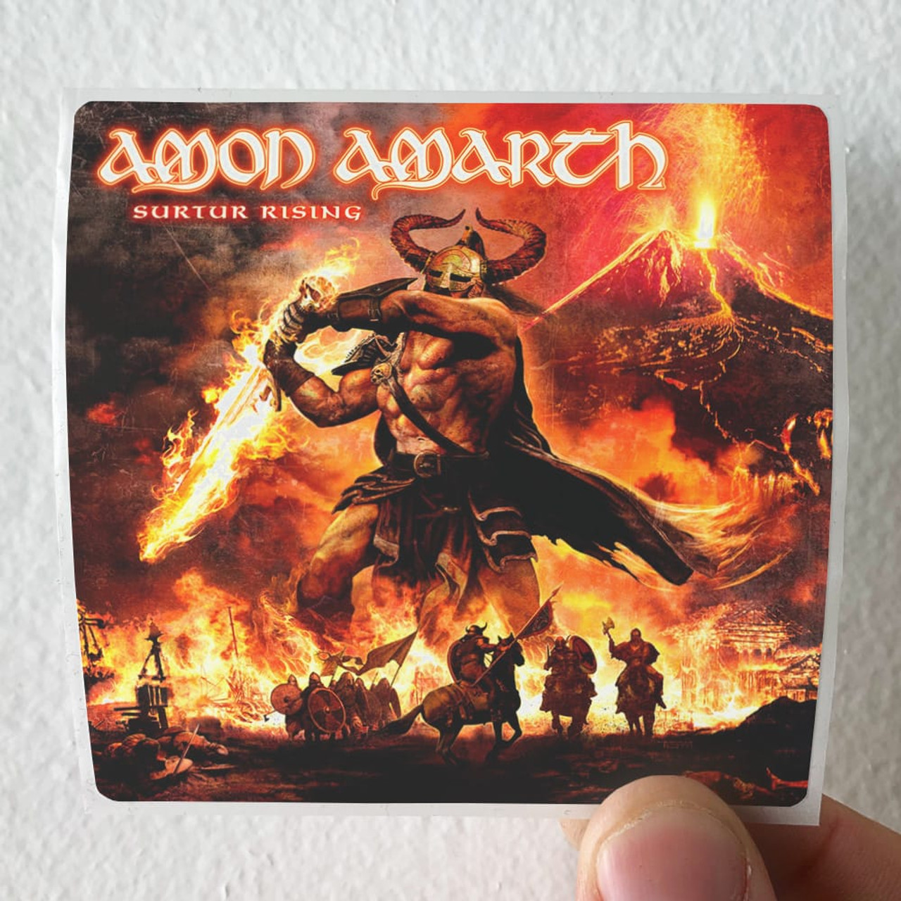 Amon Amarth Surtur Rising Album Cover Sticker