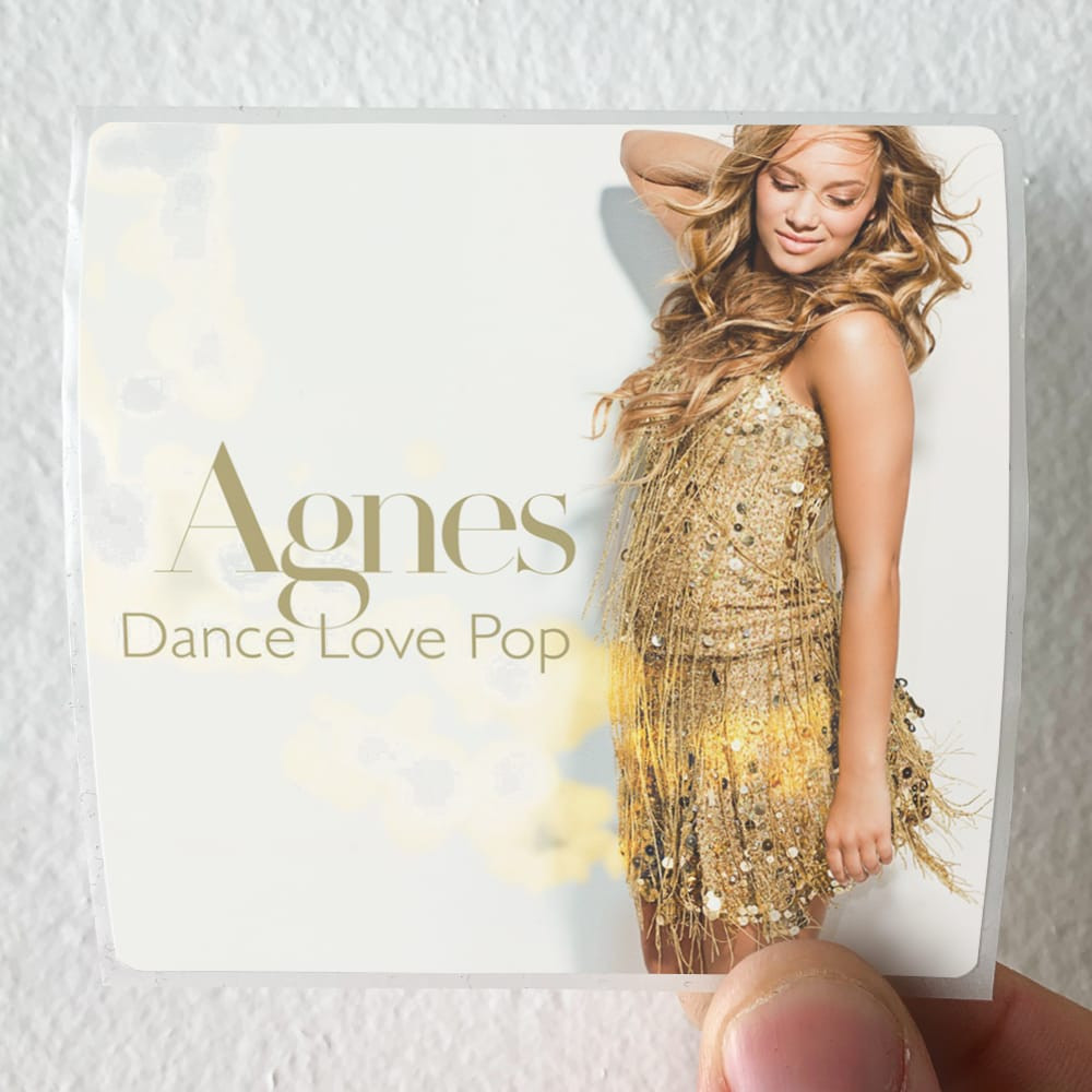 Agnes Dance Love Pop Album Cover Sticker