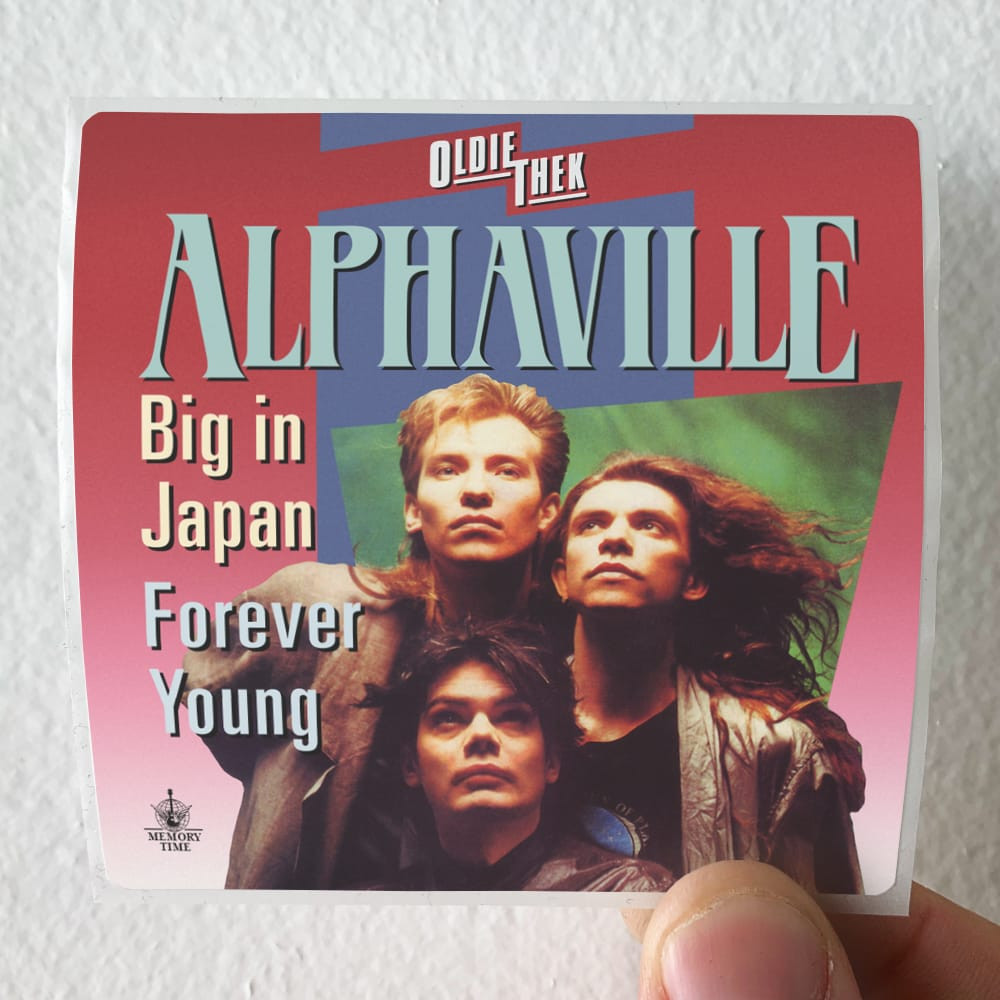 Alphaville Big In Japan Forever Young Album Cover Sticker