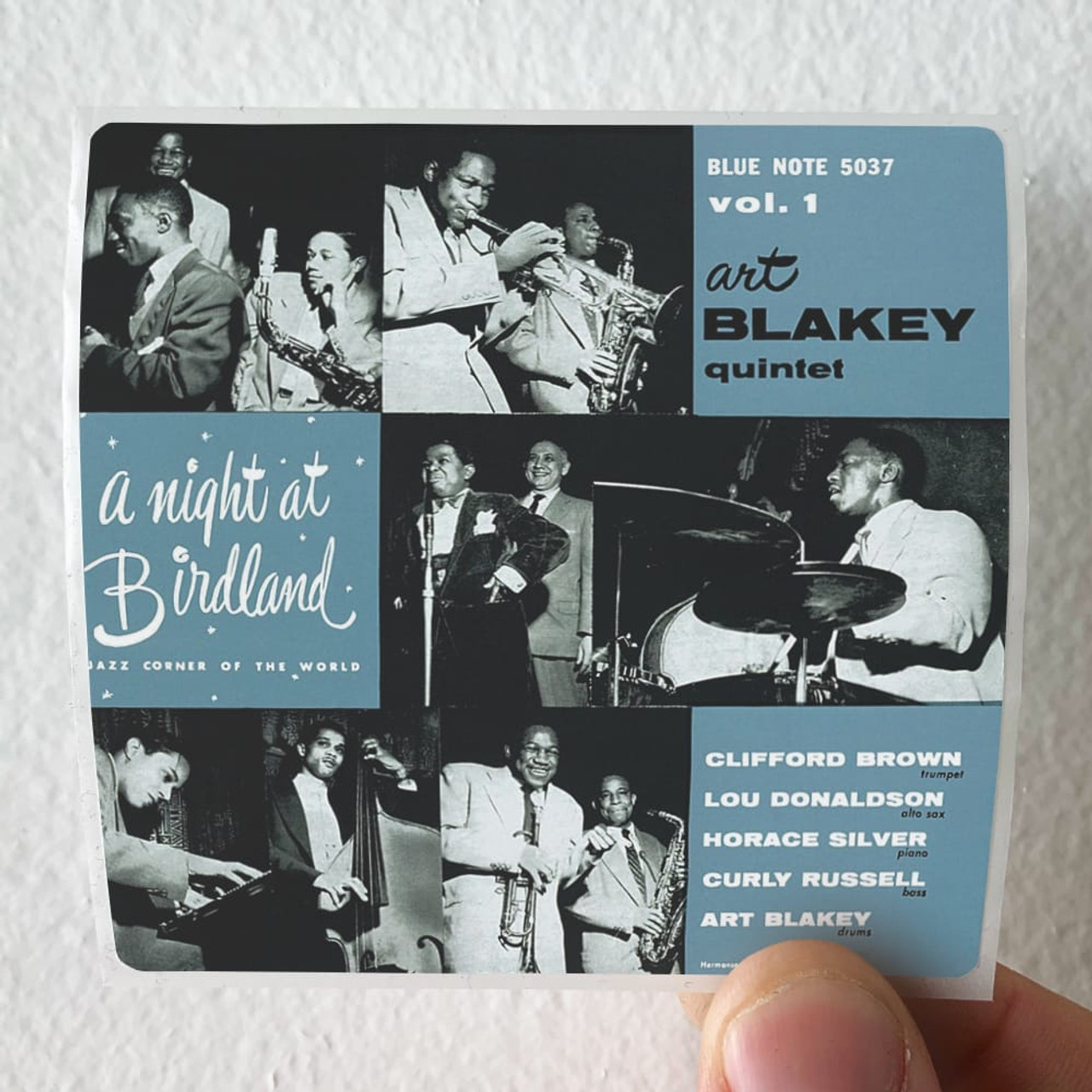 Art Blakey A Night At Birdland Volume 1 Album Cover Sticker