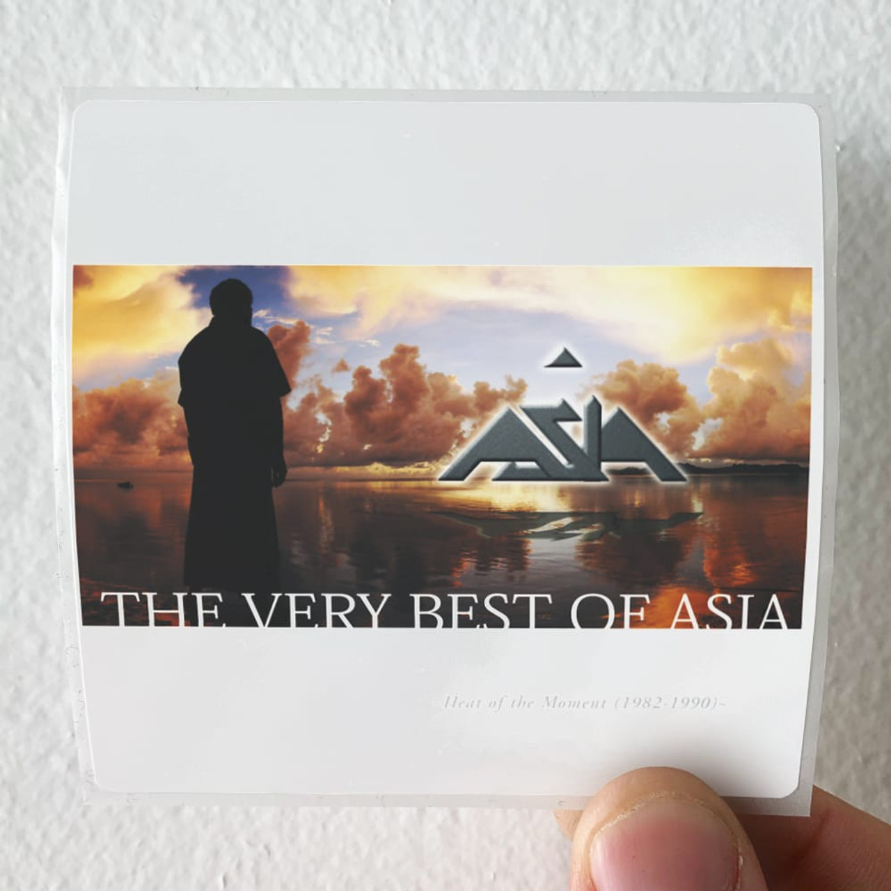 Asia The Very Best Of Asia Heat Of The Moment 1982 1990 Album Cover Sticker