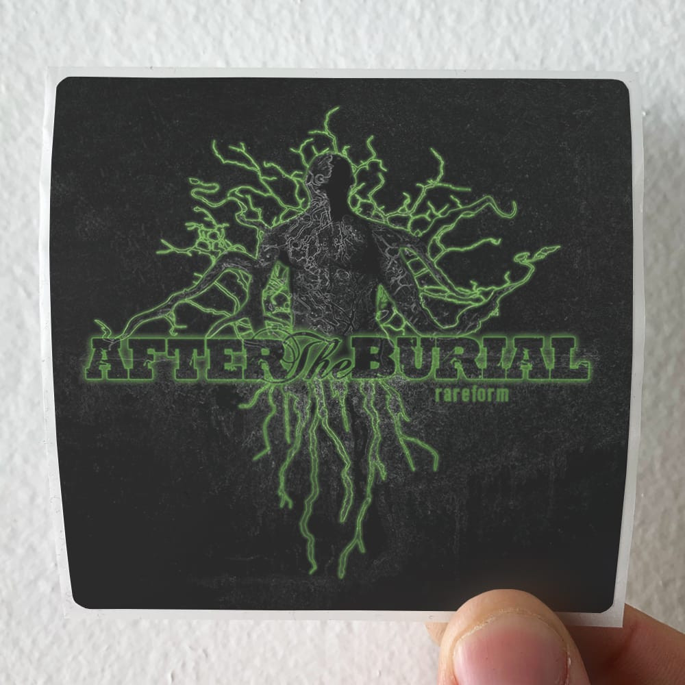 Burial Sticker Design Cd R File After the Burial Rareform Album Cover Sticker