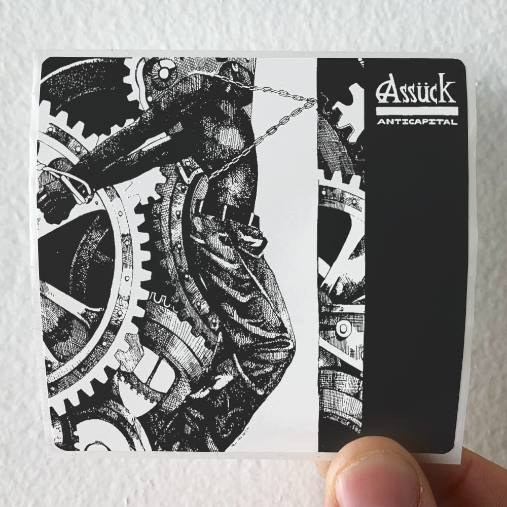 Assuck Anticapital Album Cover Sticker
