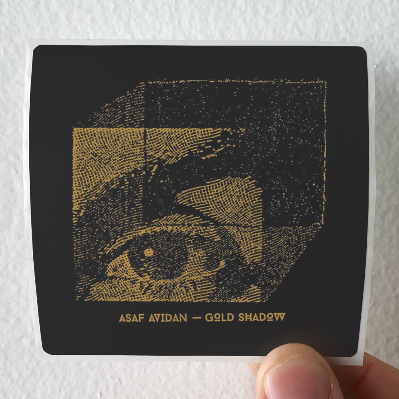 Asaf Avidan Gold Shadow Album Cover Sticker