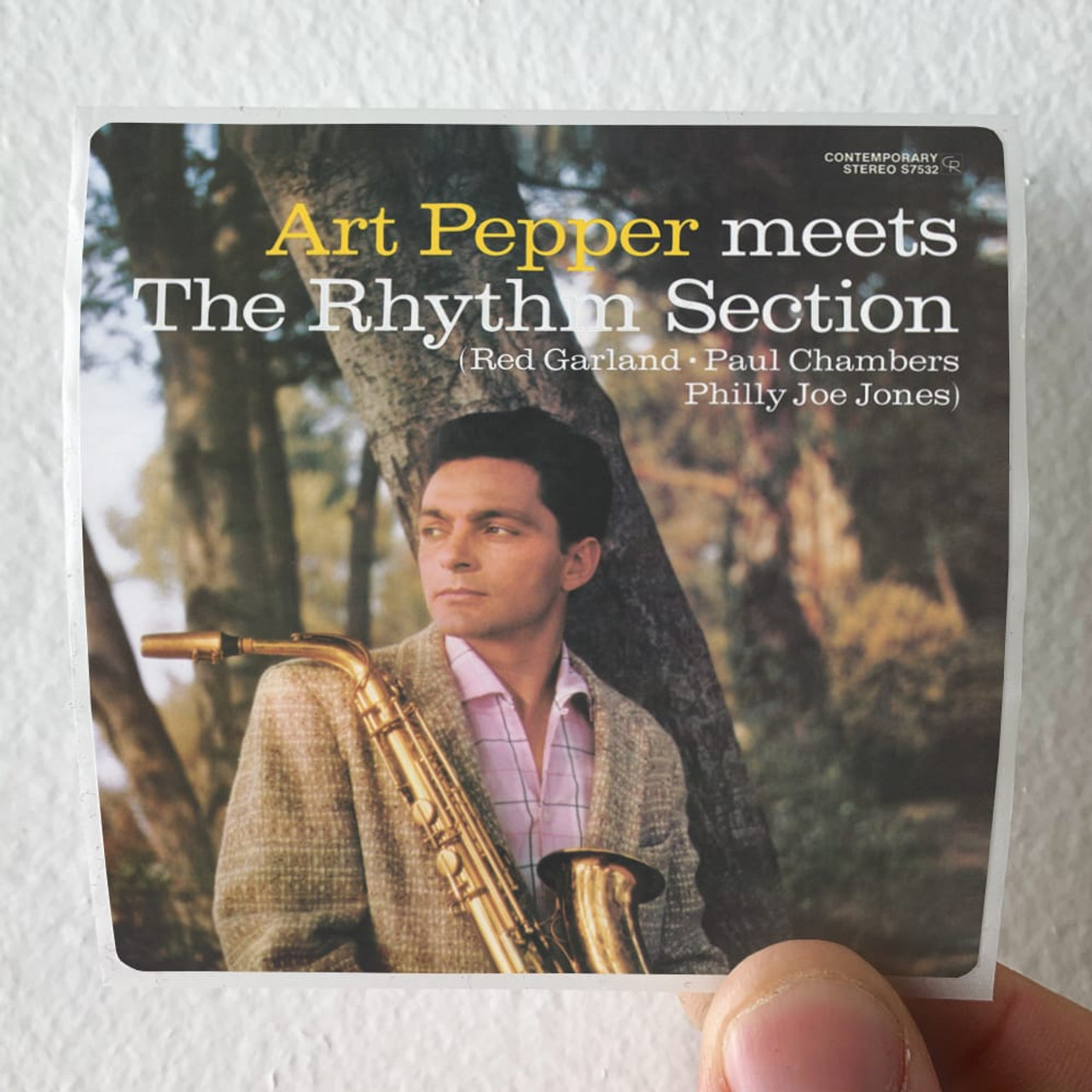 Art Pepper Art Pepper Meets The Rhythm Section Album Cover Sticker