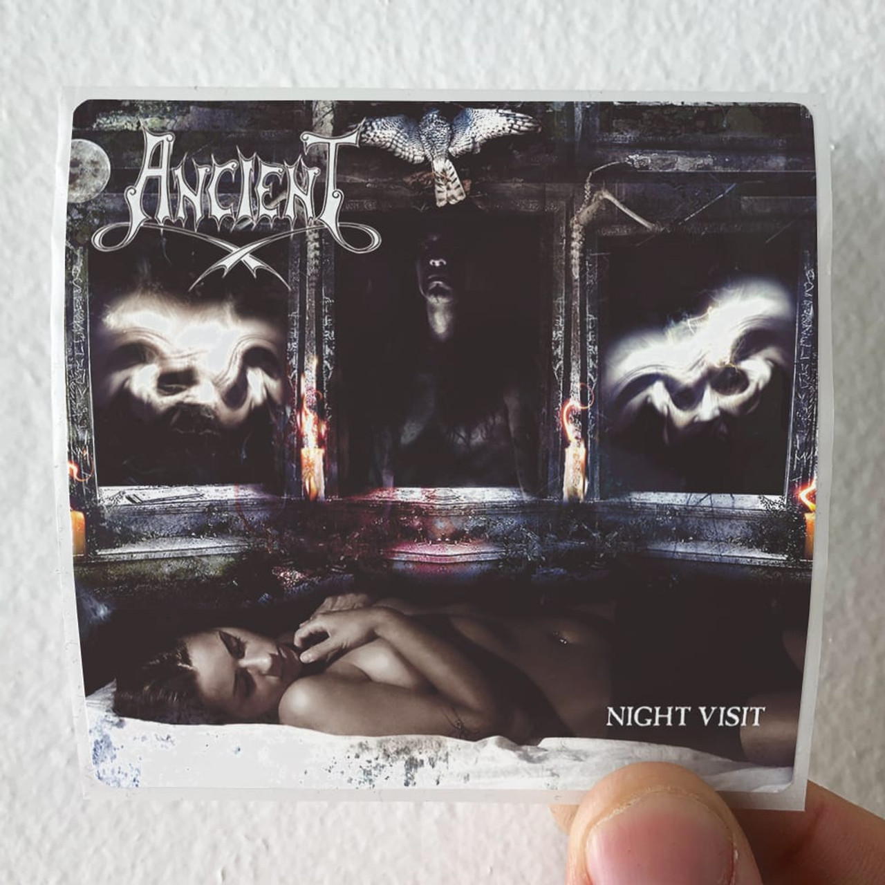 Ancient Night Visit Album Cover Sticker