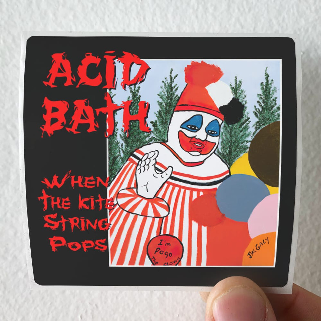 Acid Bath When Pops Album Cover Sticker
