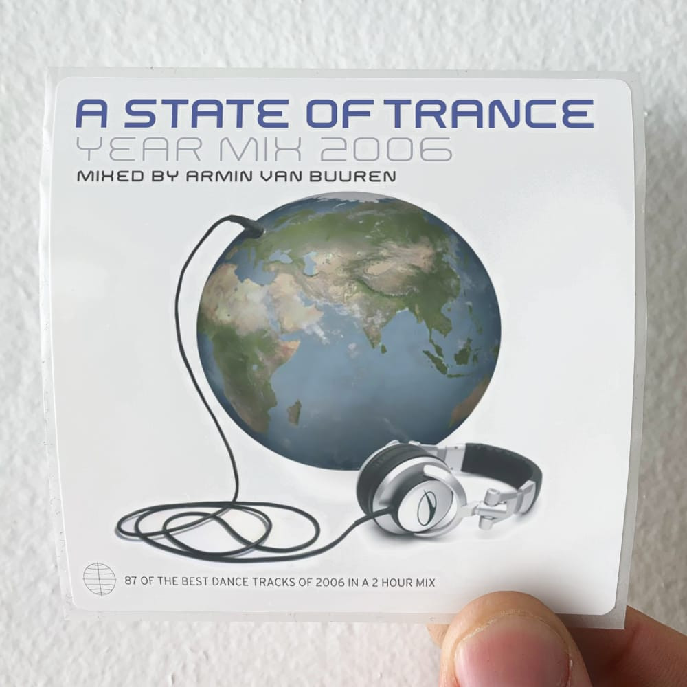 その他 A State of Trance Year Mix 2006 [CD] Armin van Buuren A State Of Trance Year Mix 2006 Album Cover Sticker