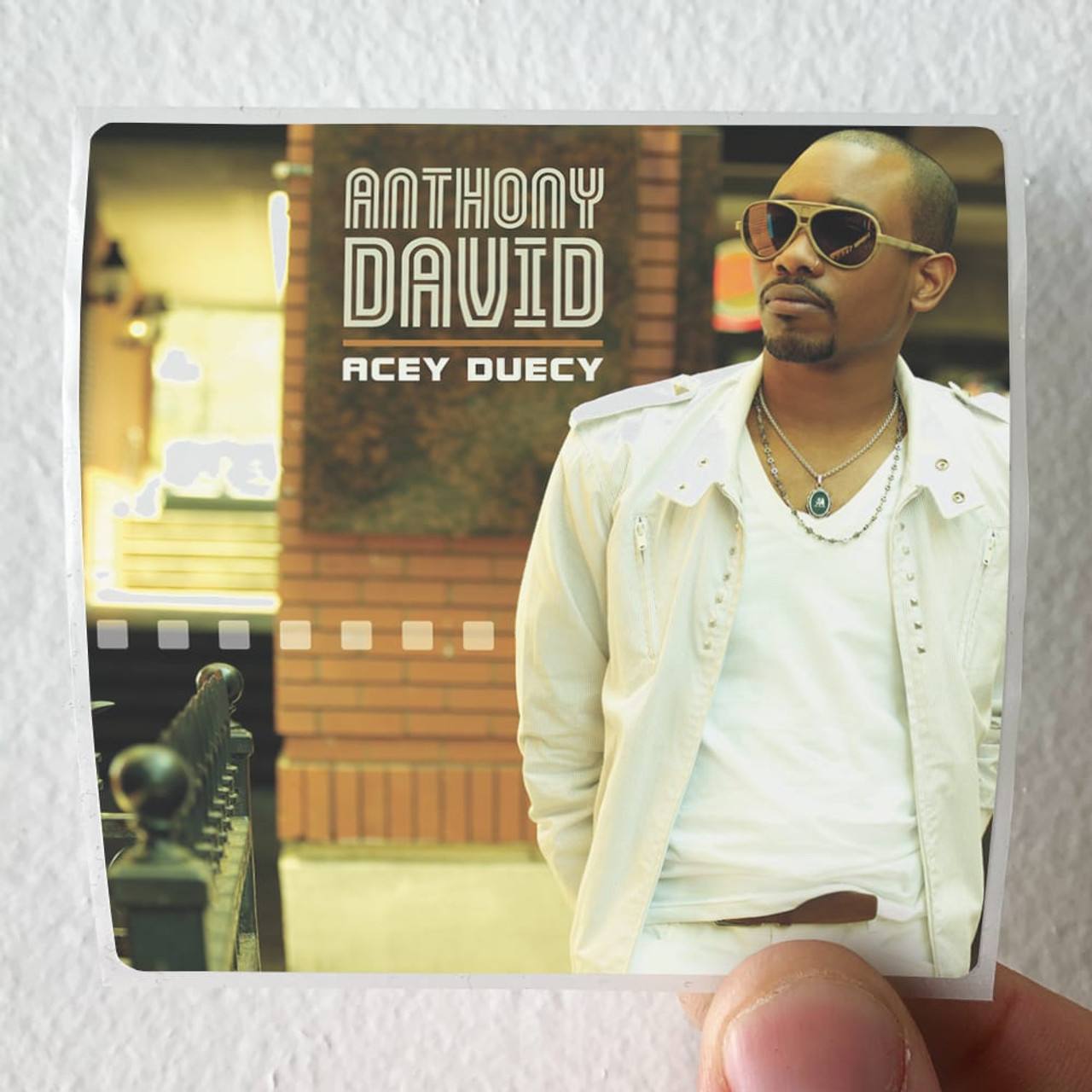 Anthony David Acey Duecy Album Cover Sticker