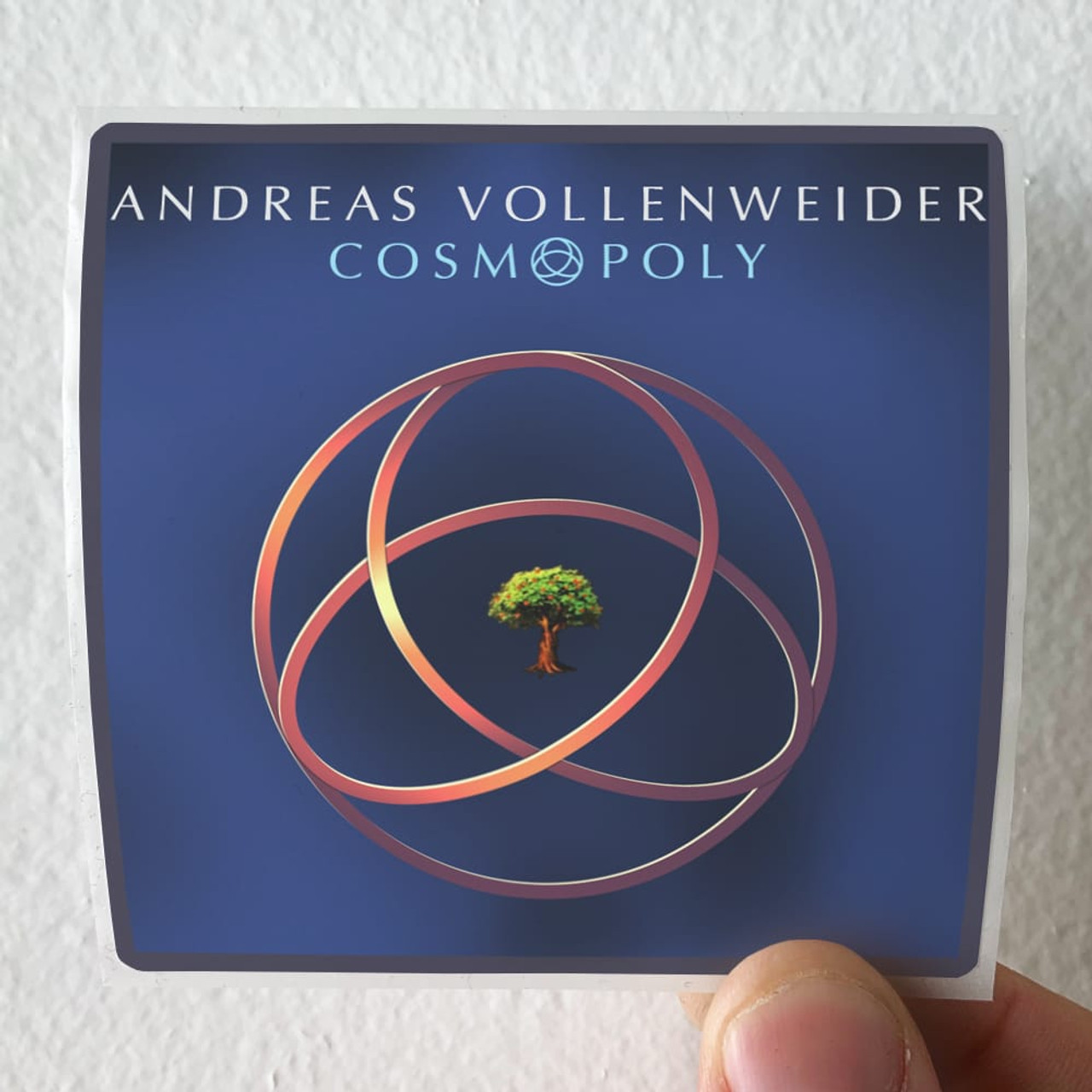 Andreas Vollenweider Cosmopoly 1 Album Cover Sticker