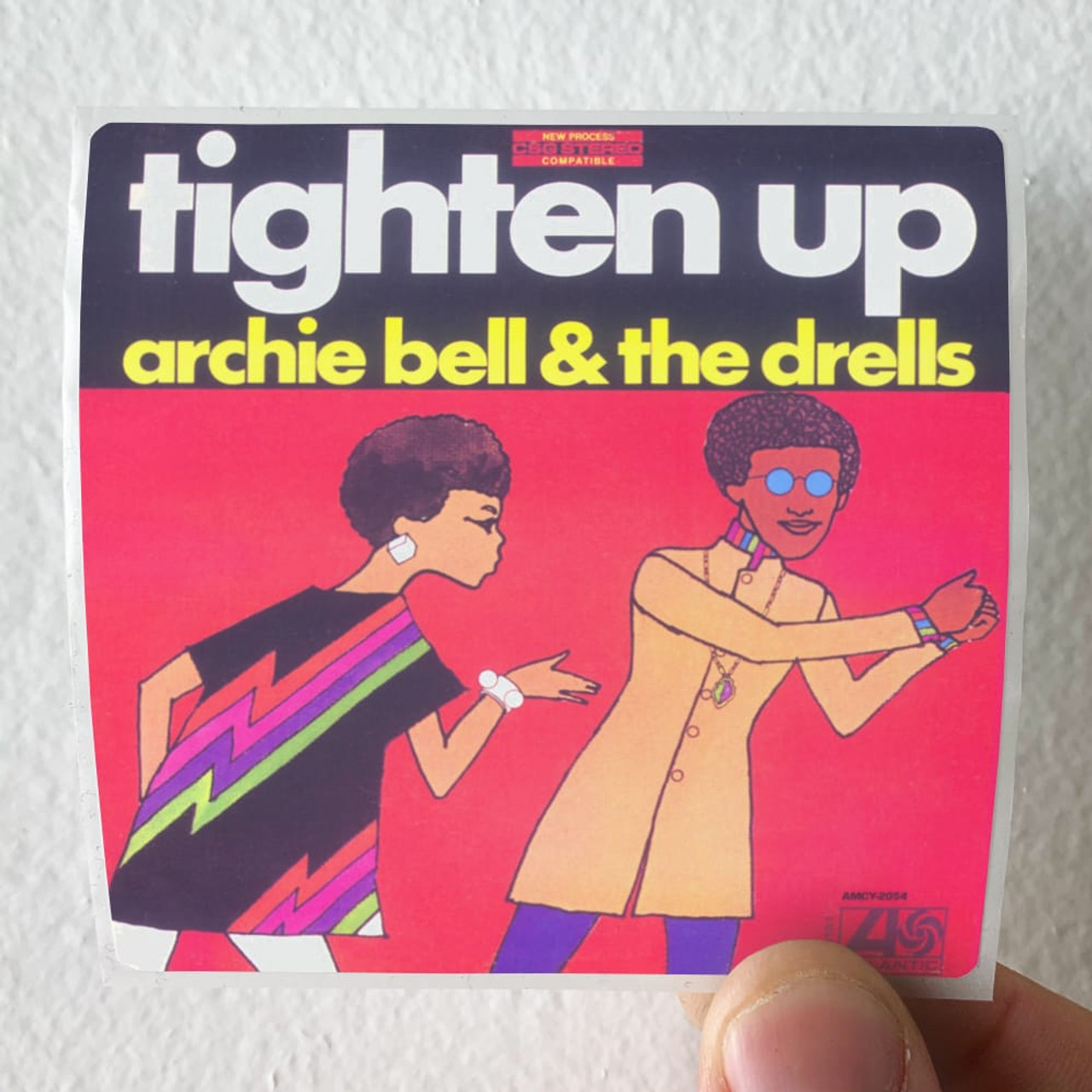 Archie Bell and The Drells Tighten Up Album Cover Sticker