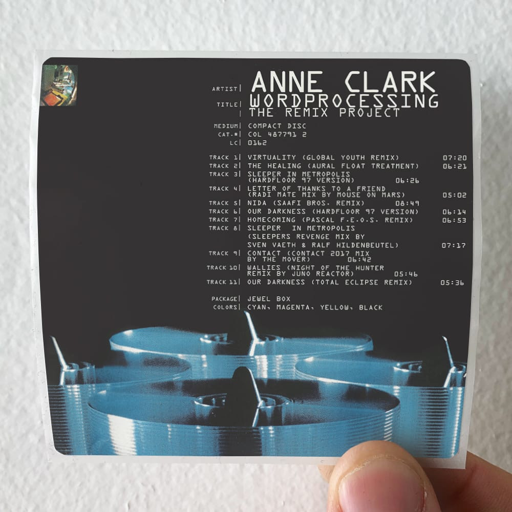 Anne Clark – Wordprocessing (The Remix Anne Clark – Wordprocessing