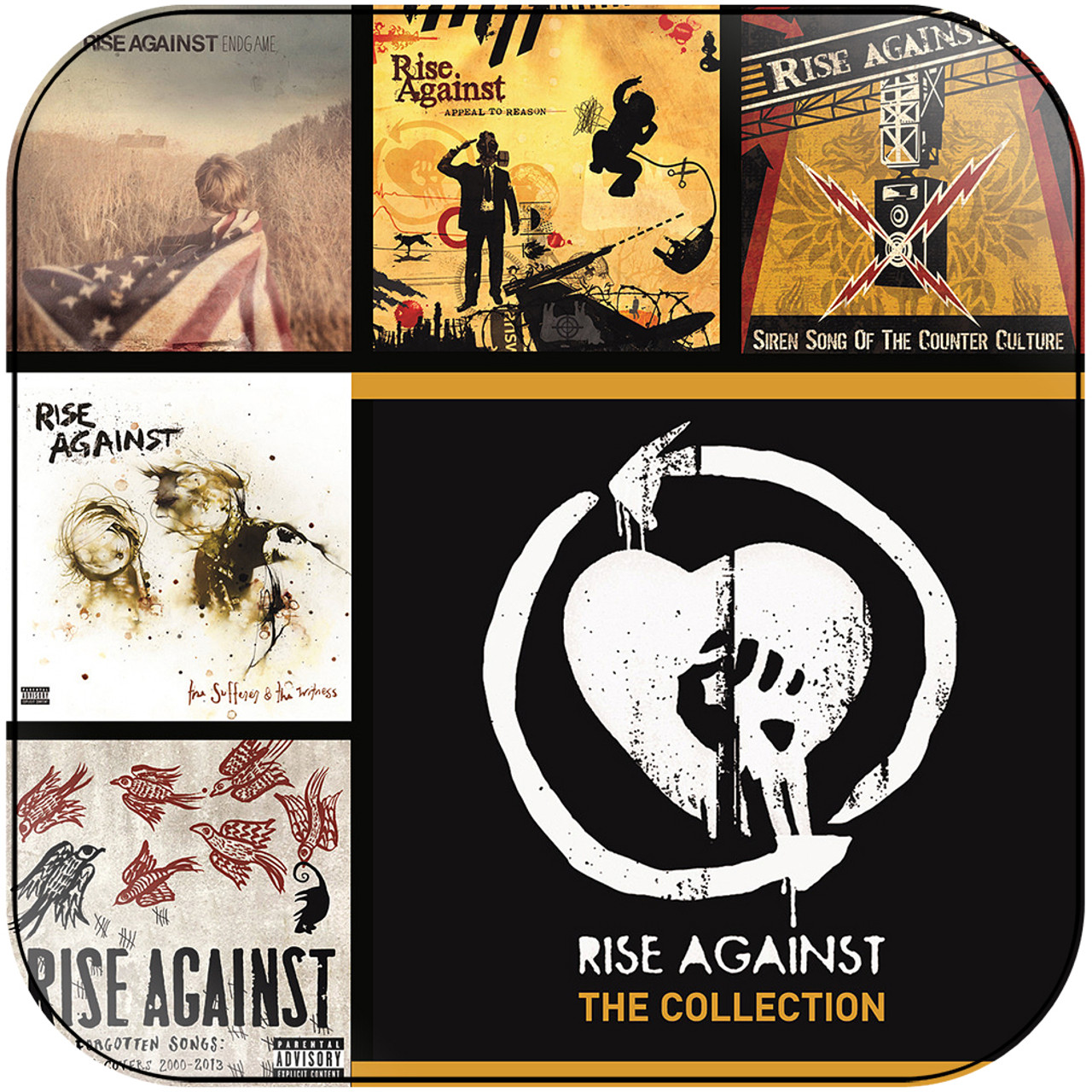 Rise Against - endgame-3 Album Cover Sticker Album Cover Sticker