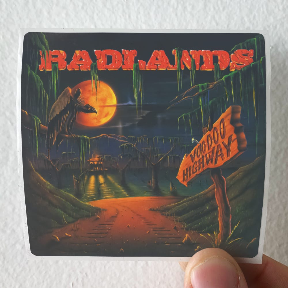 Badlands Voodoo Highway Album Cover Sticker