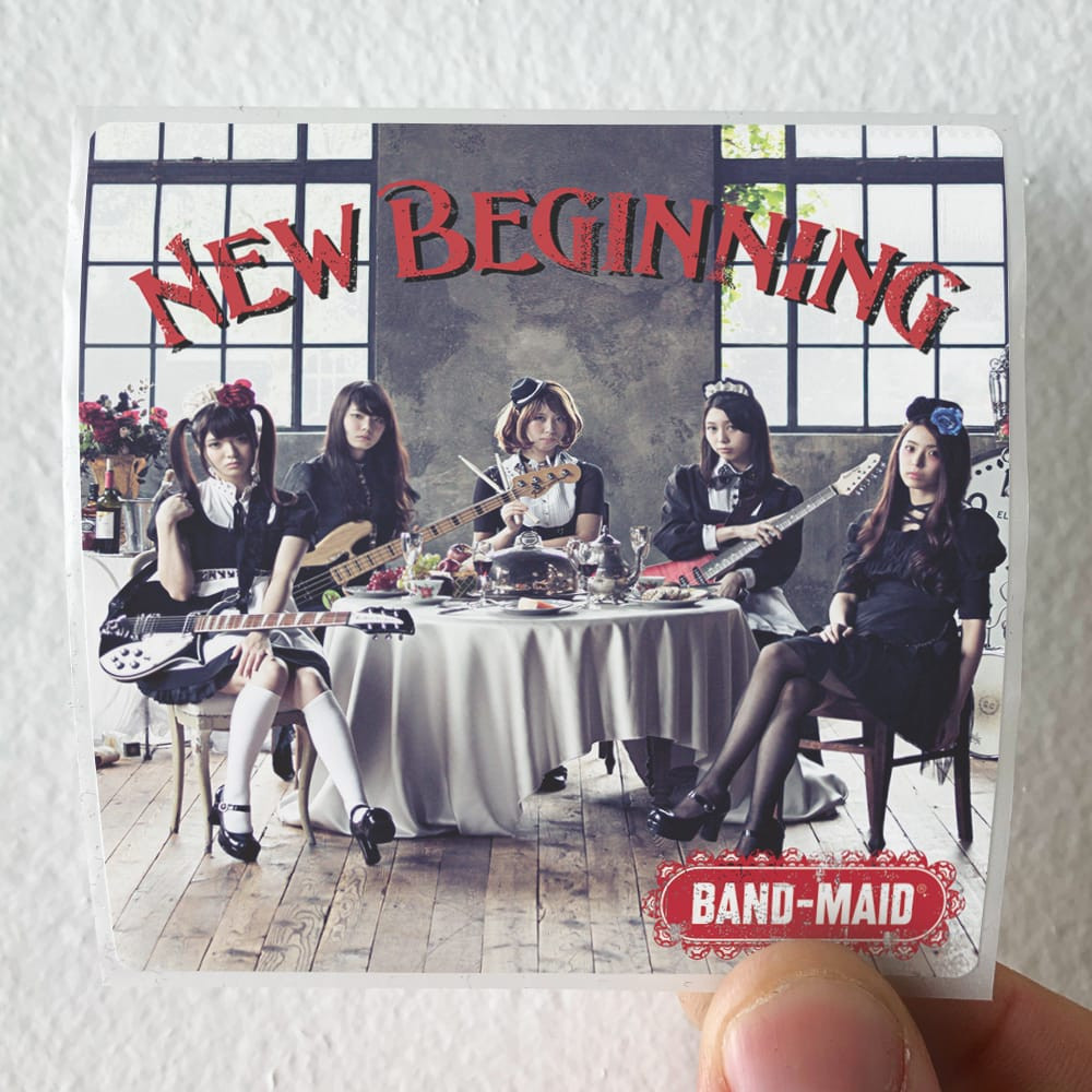 BAND-MAID New Beginning Album Cover Sticker