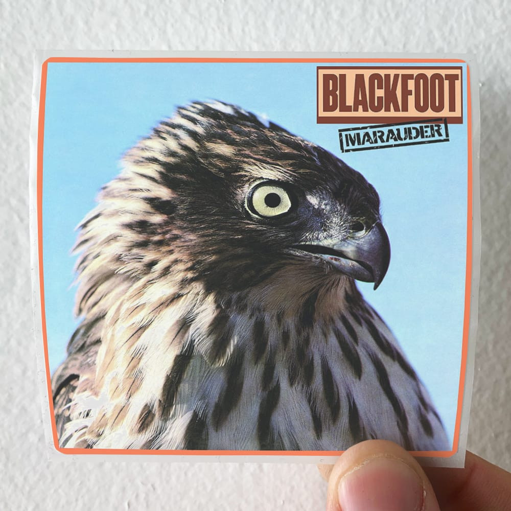Blackfoot Marauder Album Cover Sticker