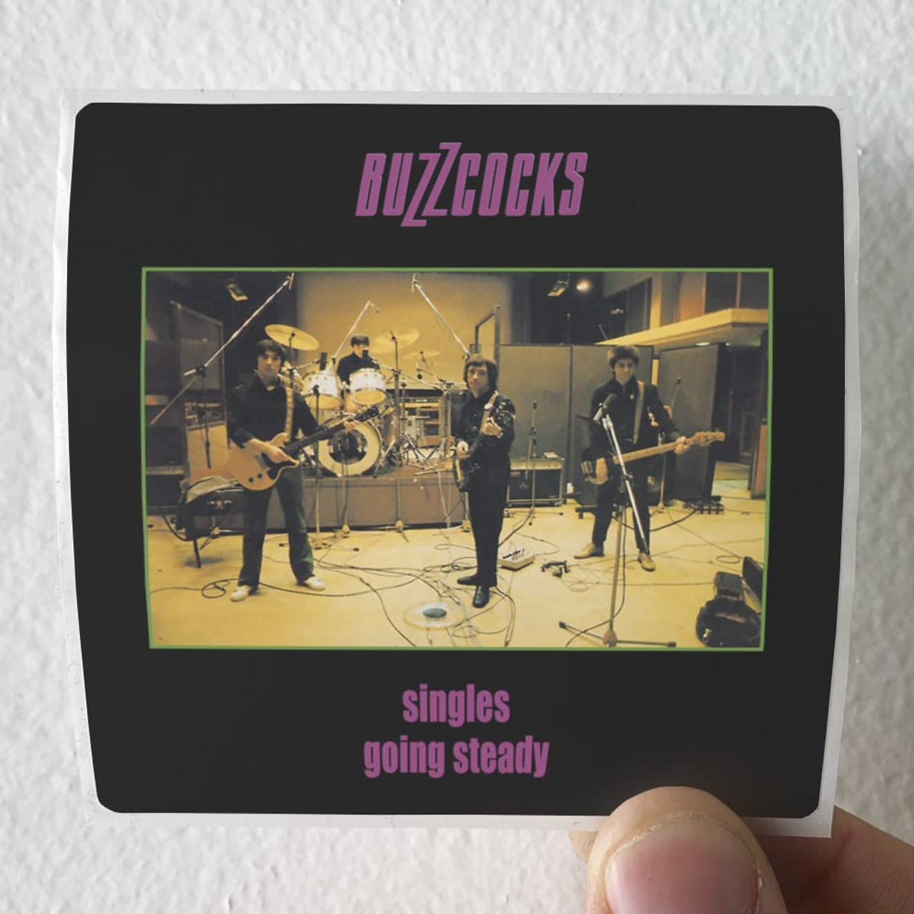 Buzzcocks Singles Going Steady 1 Album Cover Sticker