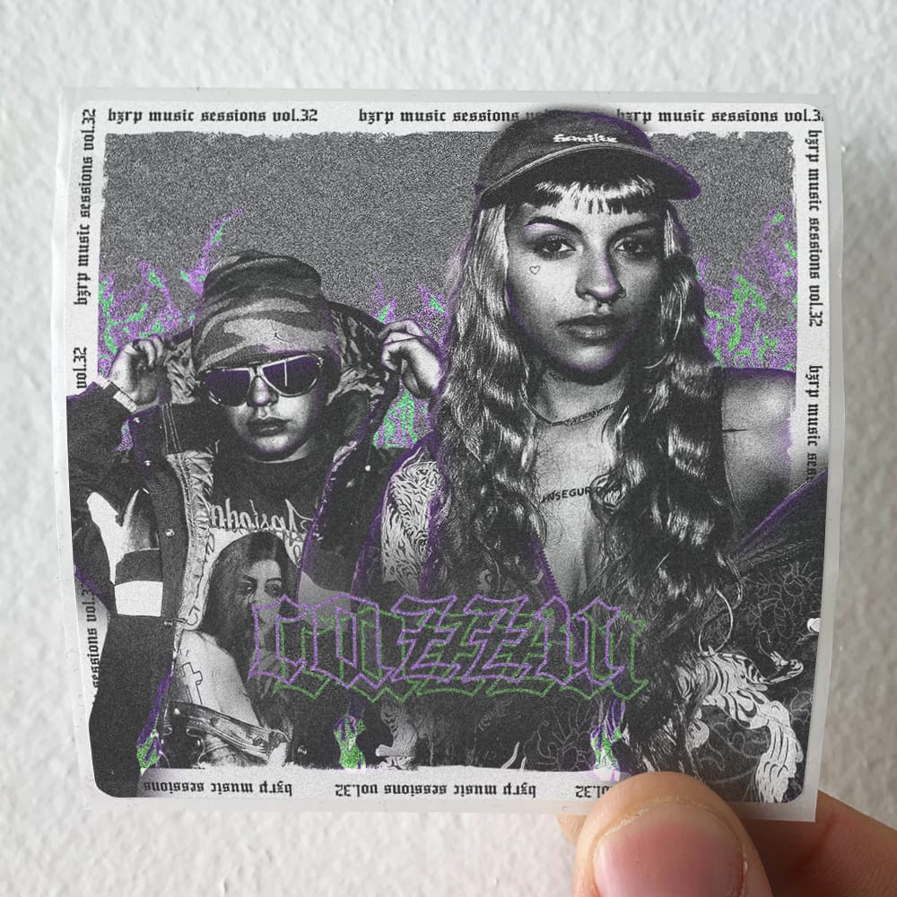 Letro Rip Bizarrap Cazzu Bzrp Music Sessions Vol 32 Album Cover Sticker
