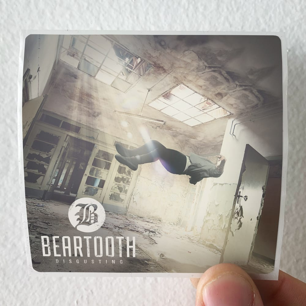 Beartooth Disgusting Album Cover Sticker