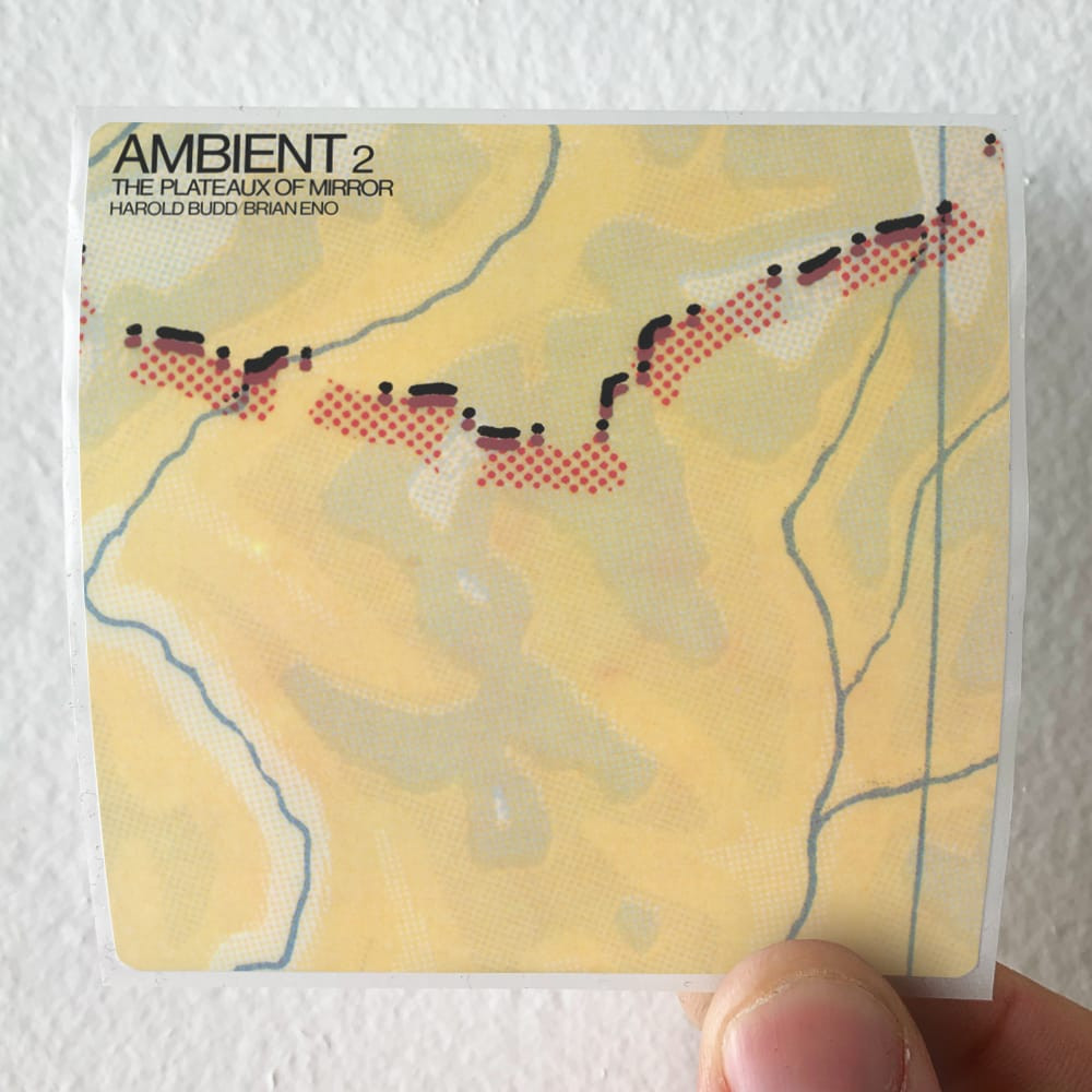 Brian Eno Ambient 2 The Plateaux Of Mirror Album Cover Sticker