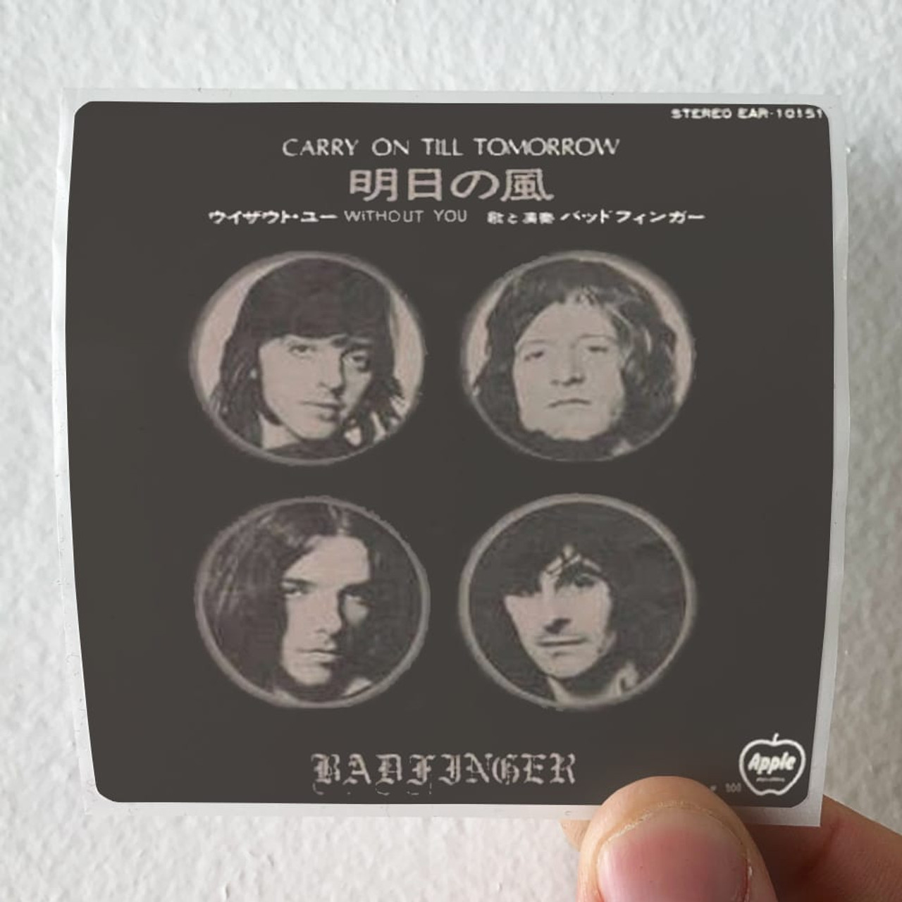 Badfinger Carry On Till Tomorrow Album Cover Sticker