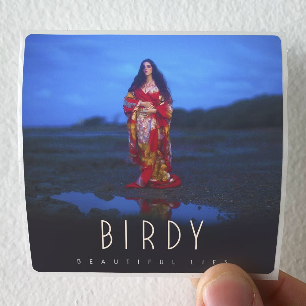 Birdy Beautiful Lies Album Cover Sticker