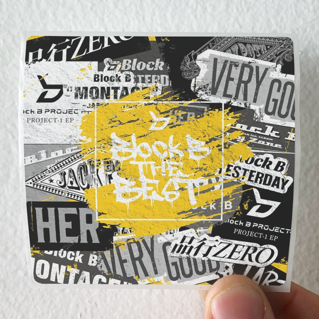 Block B The Best Album Cover Sticker