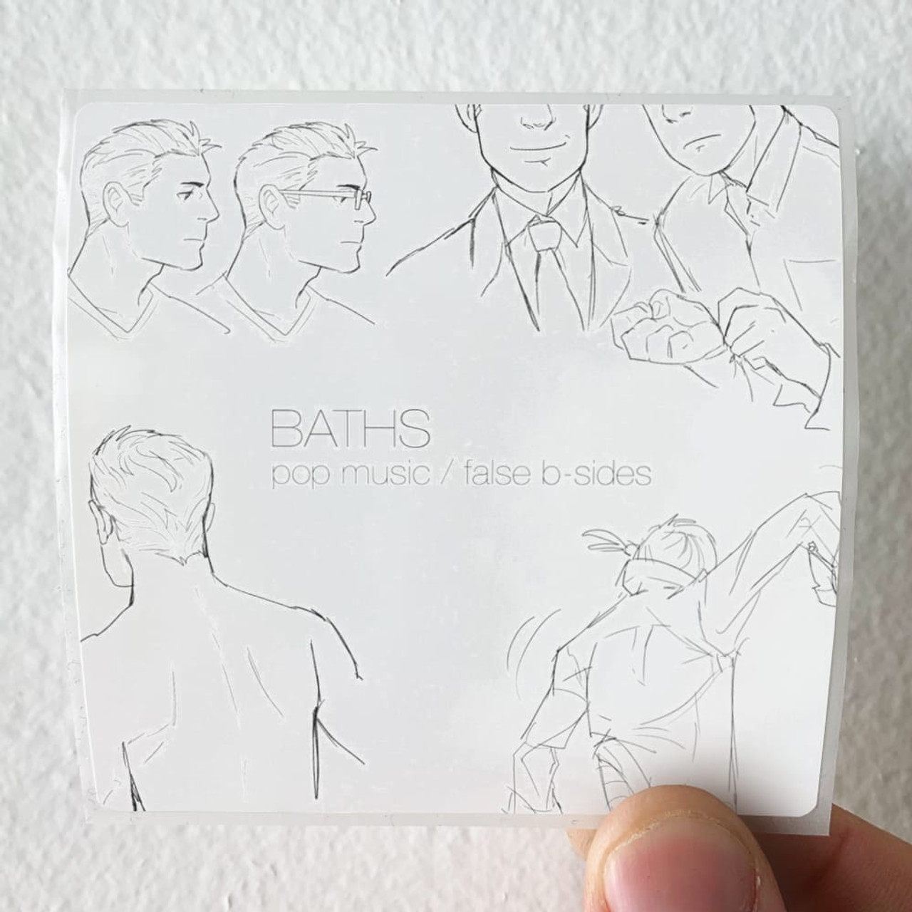 Baths Pop Music False B Sides 1 Album Cover Sticker