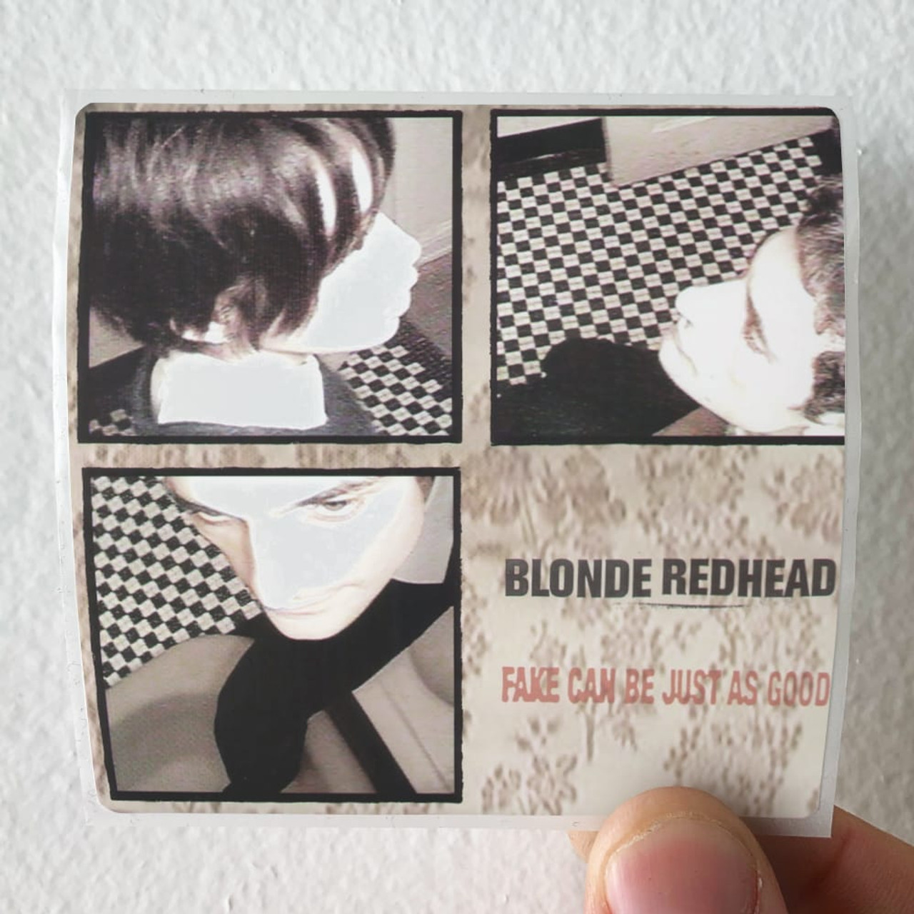 Blonde Redhead Fake Can Be Just As Good Album Cover Sticker