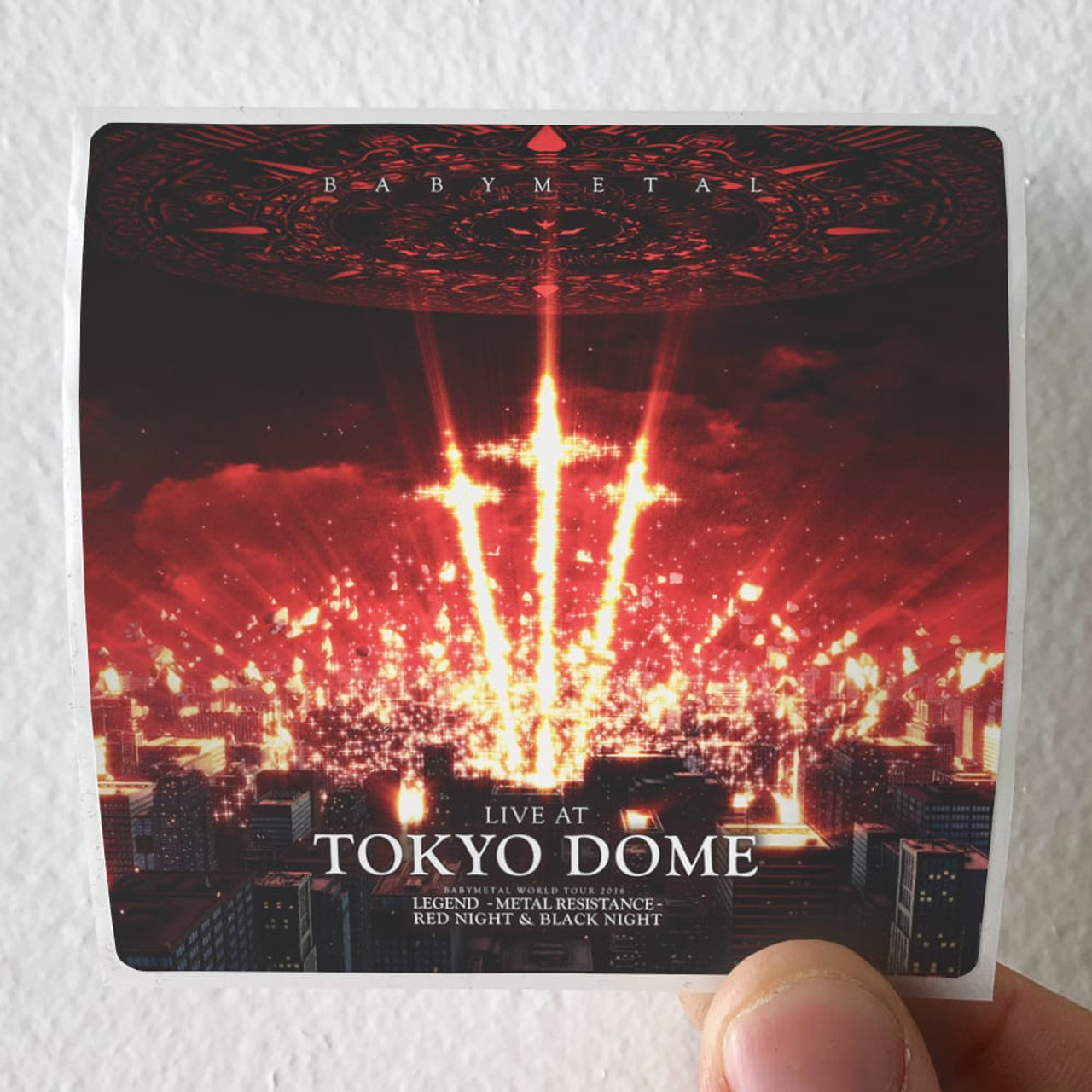 BABYMETAL Live At Tokyo Dome Album Cover Sticker