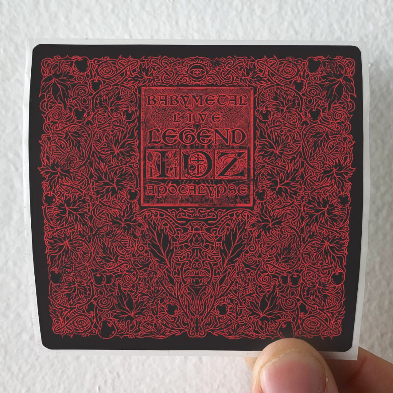 BABYMETAL Live Legend Idz Apocalypse Album Cover Sticker