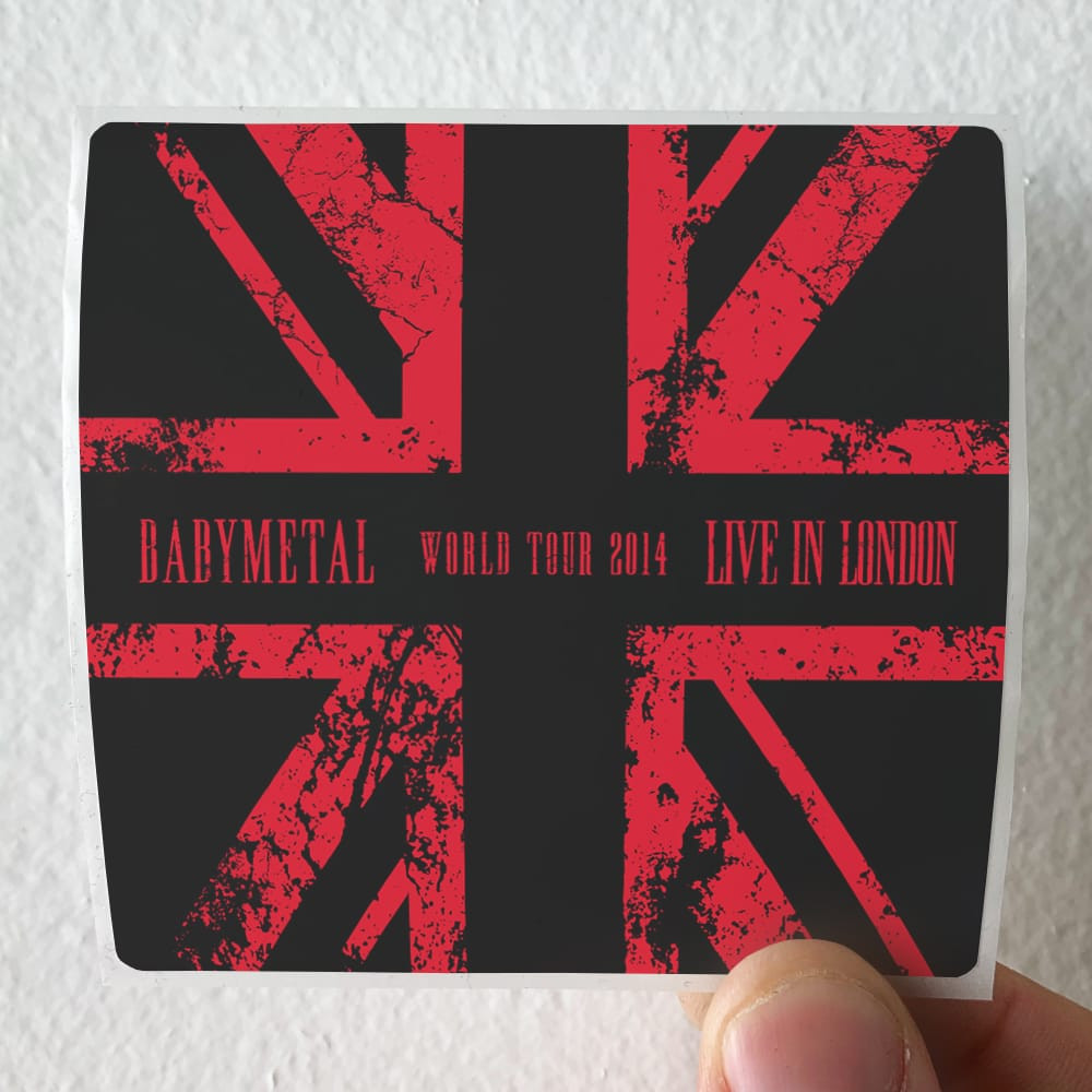 BABYMETAL Live In London Babymetal World Tour 2014 Album Cover Sticker