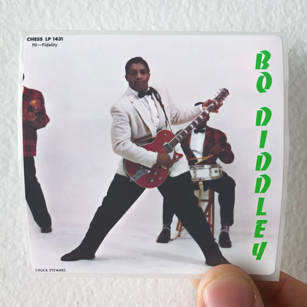 Bo Diddley Bo Diddley Album Cover Sticker