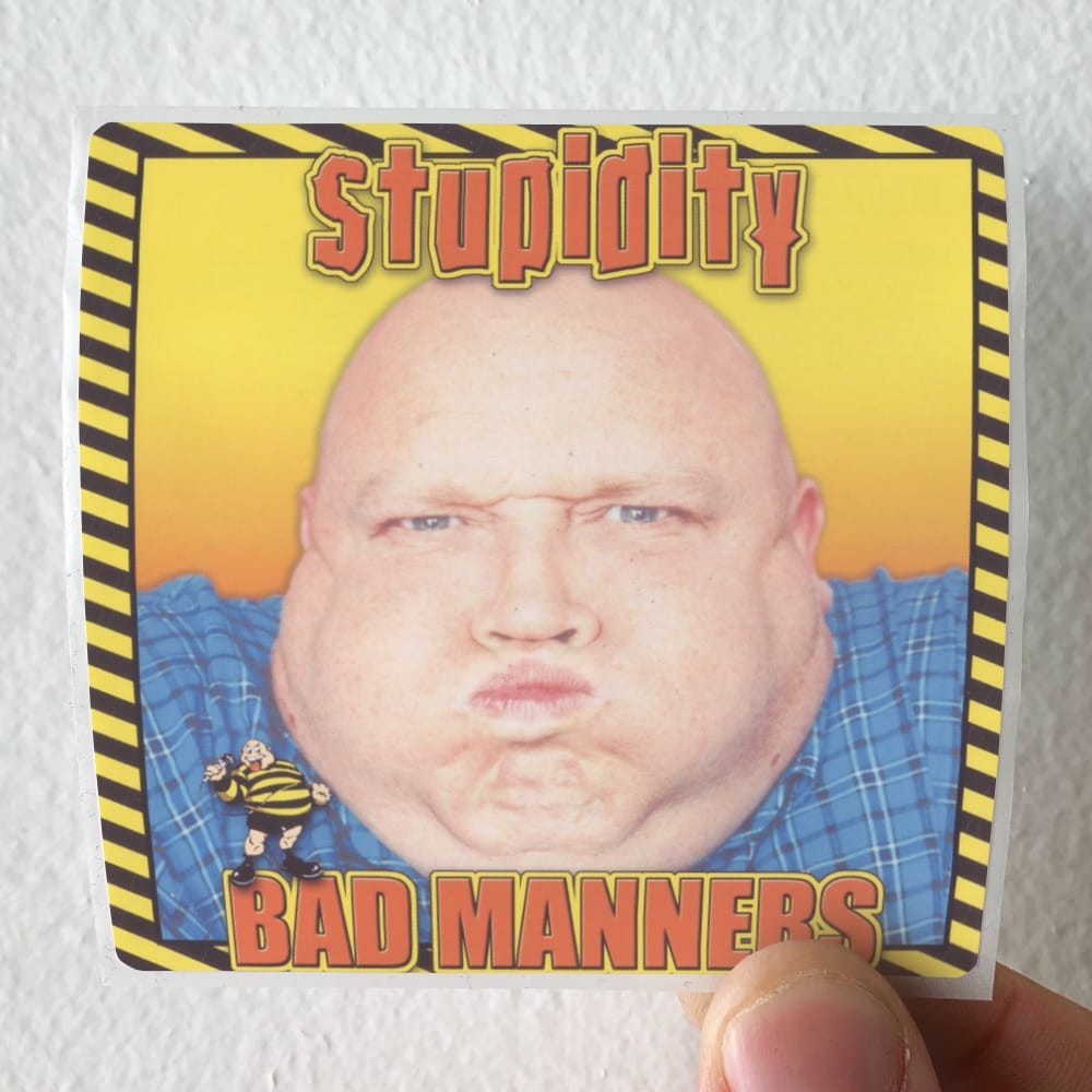 Bad Manners Stupidity Album Cover Sticker