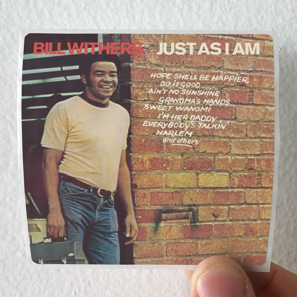 Bill Withers Just As I Am Album Cover Sticker
