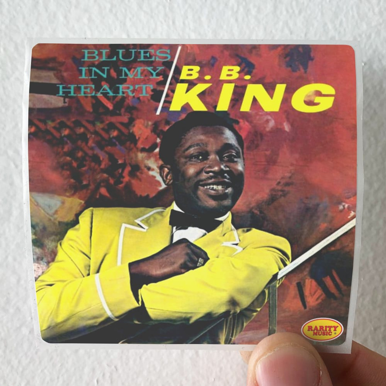 BB King Blues In My Heart Album Cover Sticker