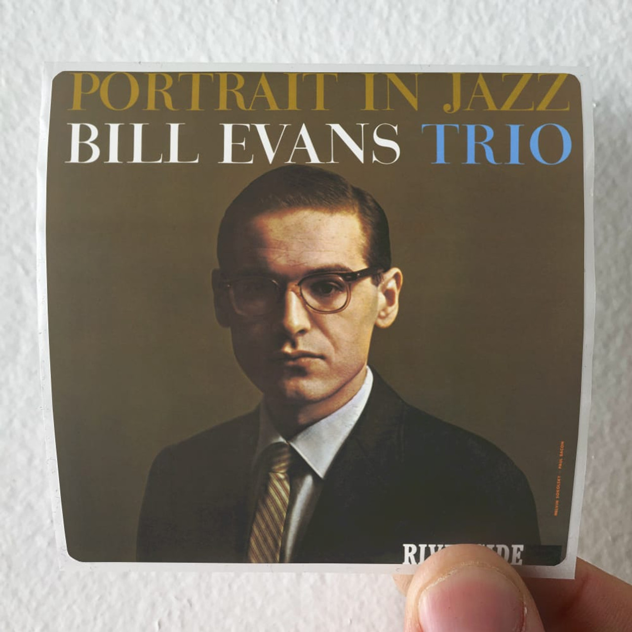 Bill Evans Trio Portrait In Jazz 1 Album Cover Sticker