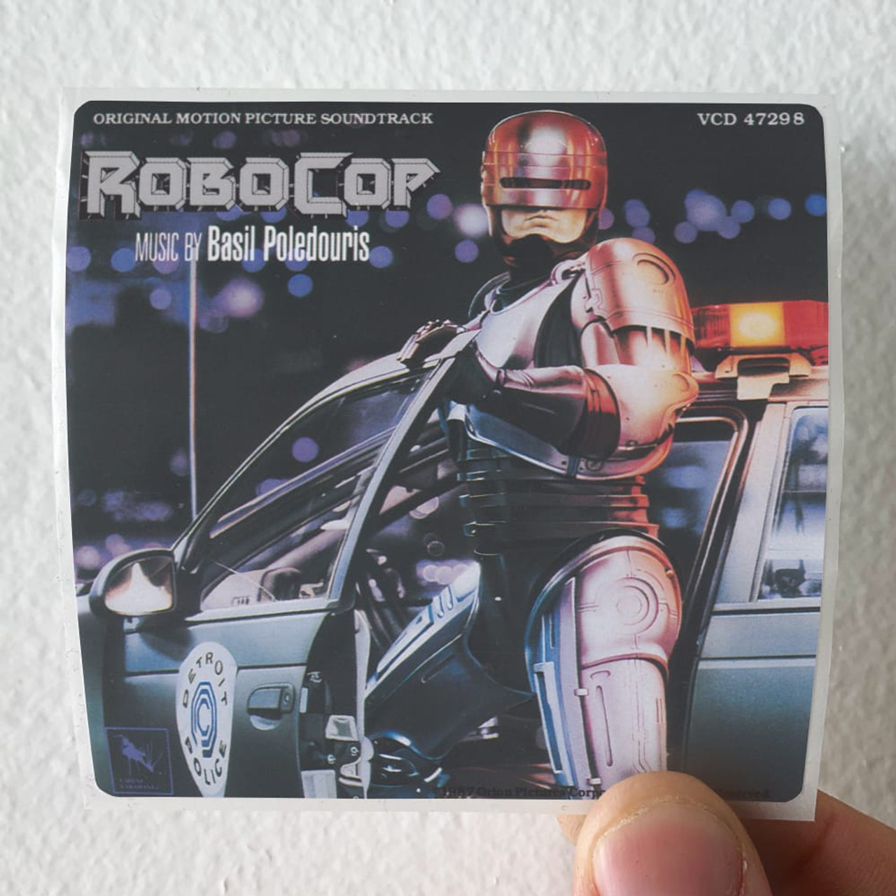 Basil Poledouris Robocop Album Cover Sticker