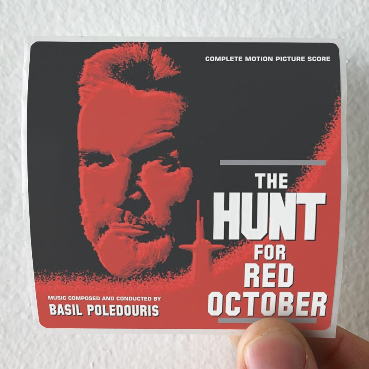 Basil Poledouris The Hunt For Red October 1 Album Cover Sticker