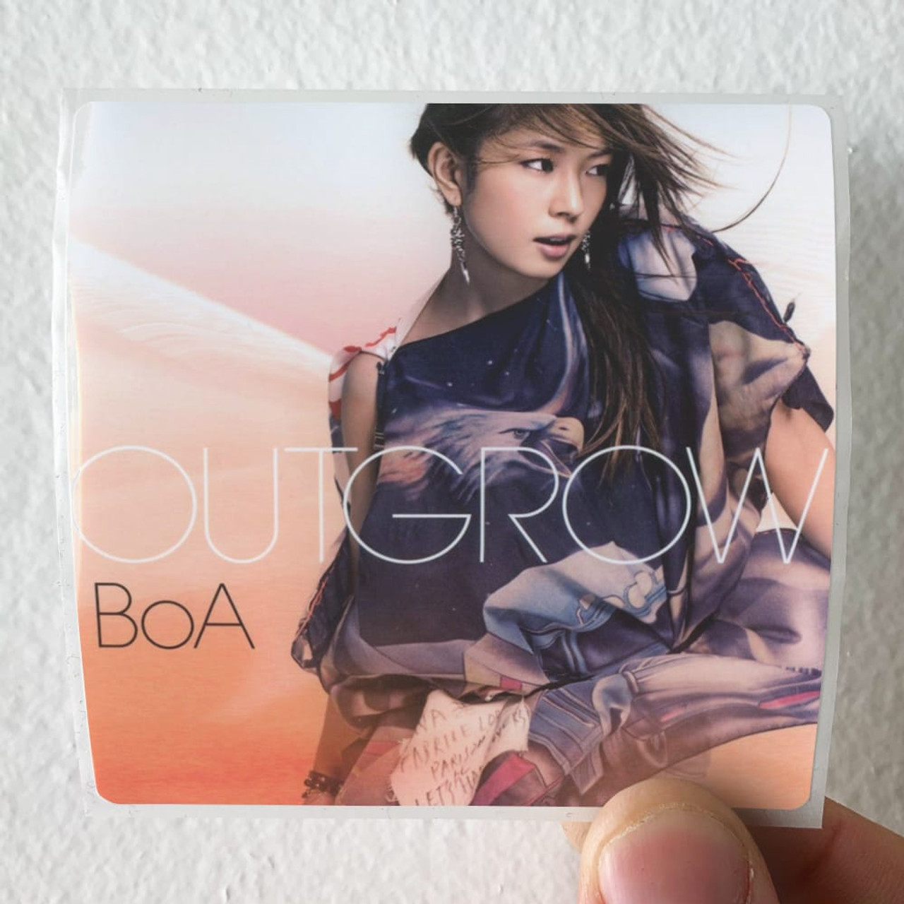 BoA Outgrow Bonus Disc Album Cover Sticker