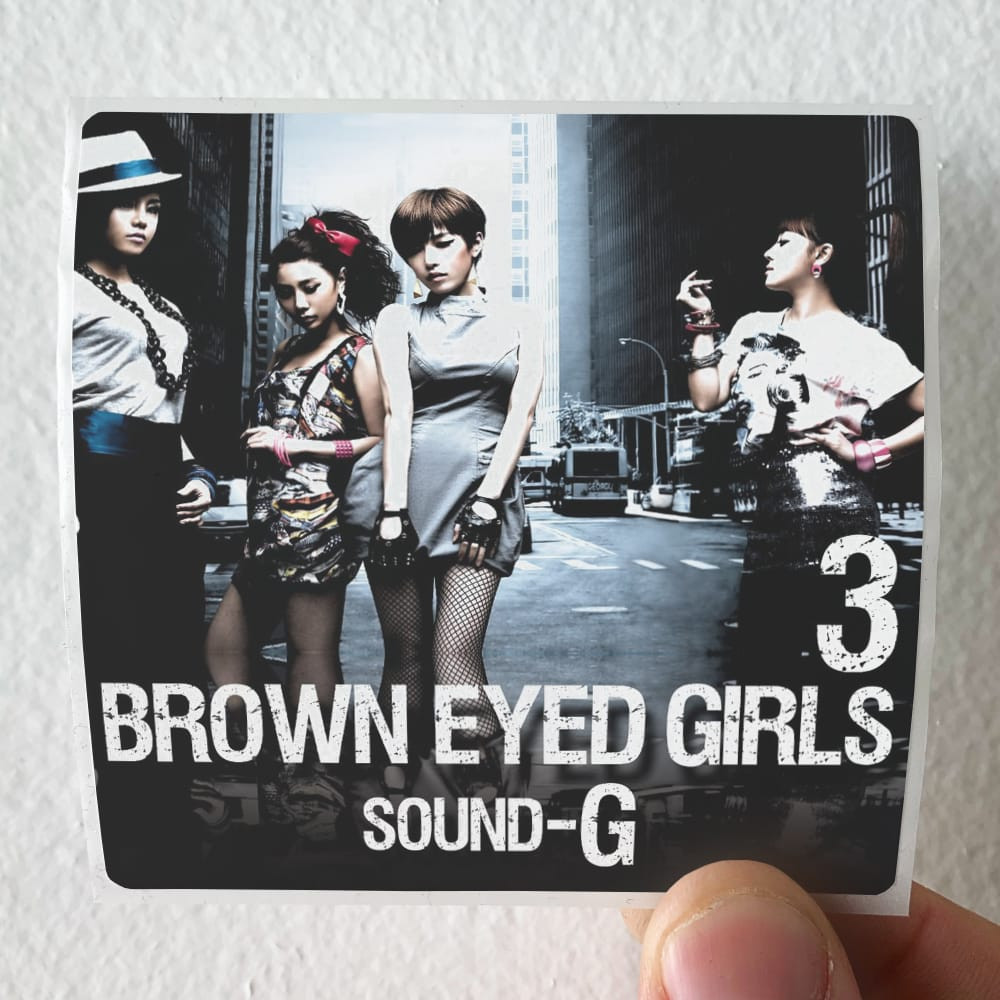 Brown Eyed Girls Sound G Album Cover Sticker