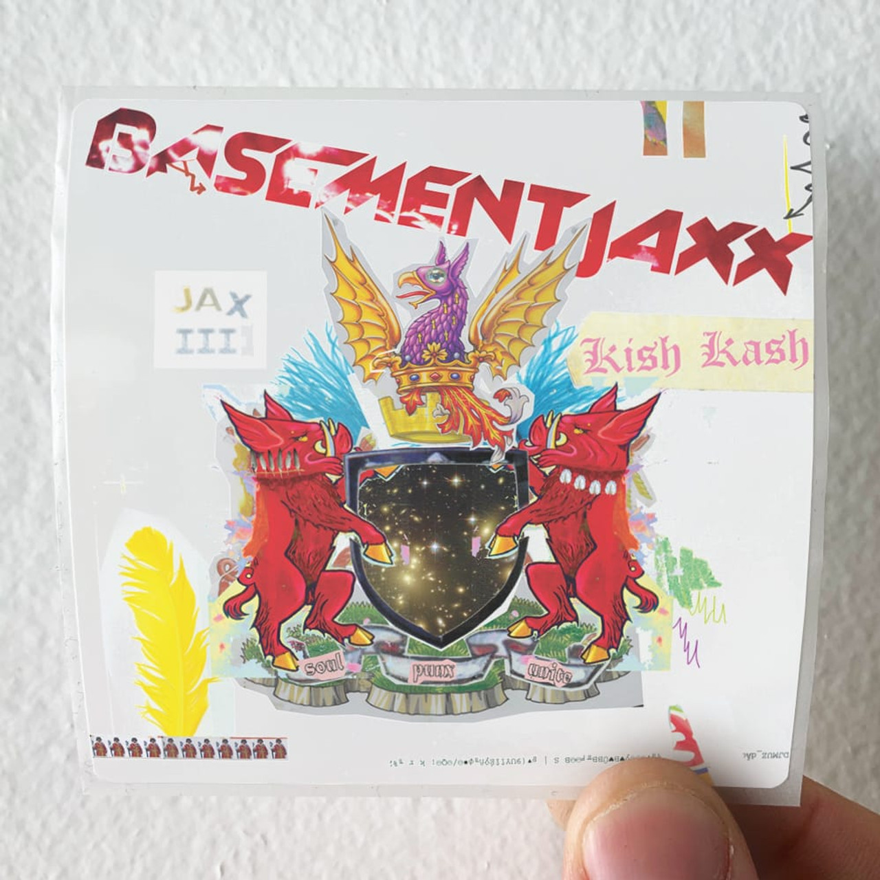 Basement Jaxx Kish Kash Album Cover Sticker