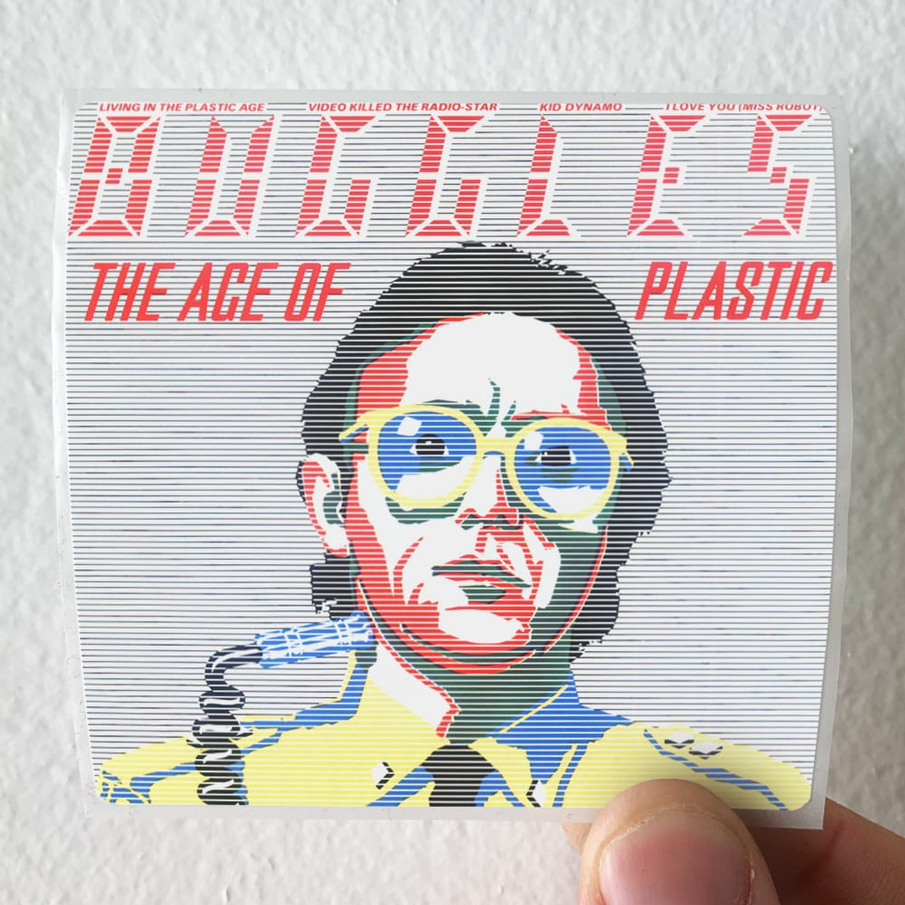 Buggles The Age Of Plastic 1 Album Cover Sticker