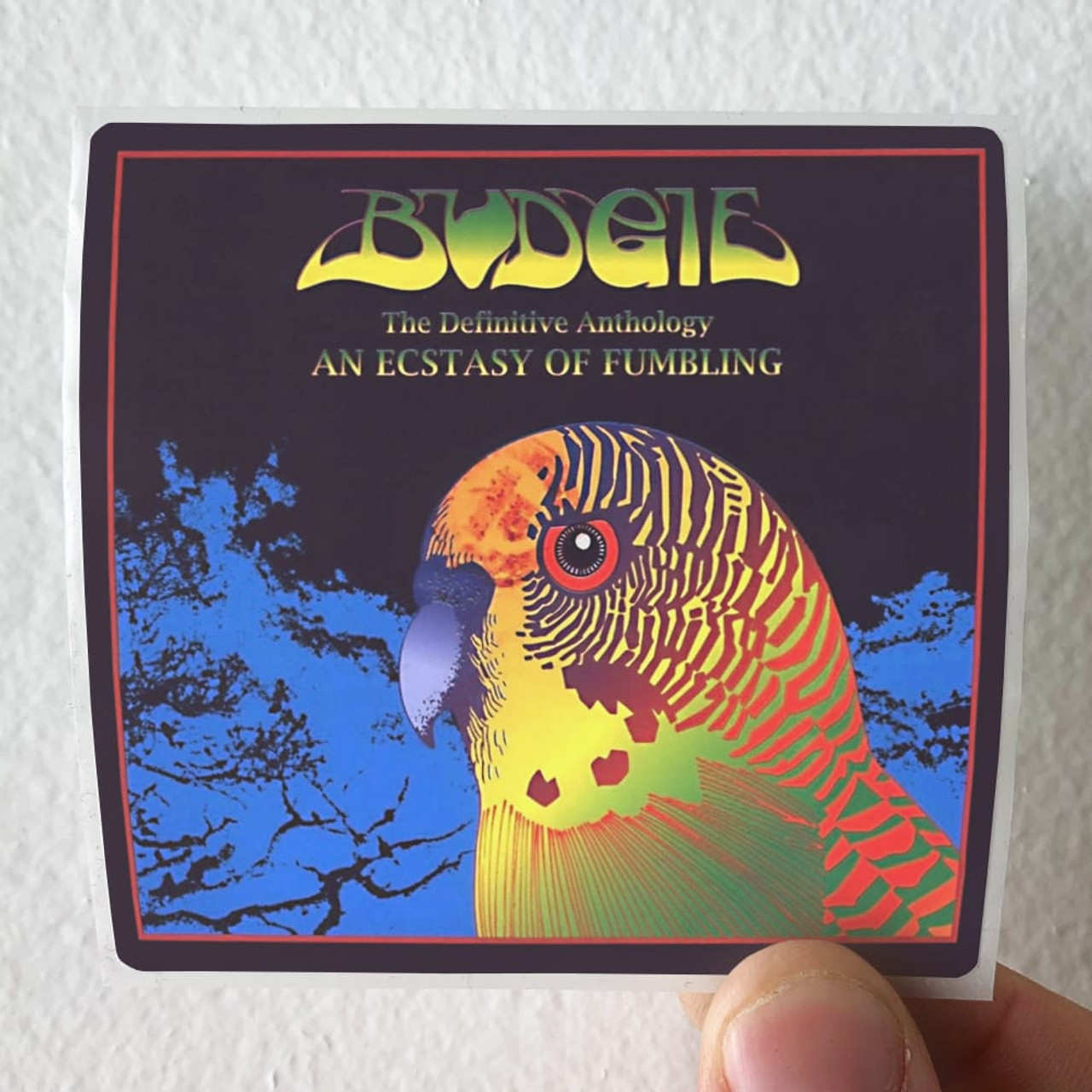 Budgie The Definitive Anthology An Ecstasy Of Fumbling Album Cover Sticker